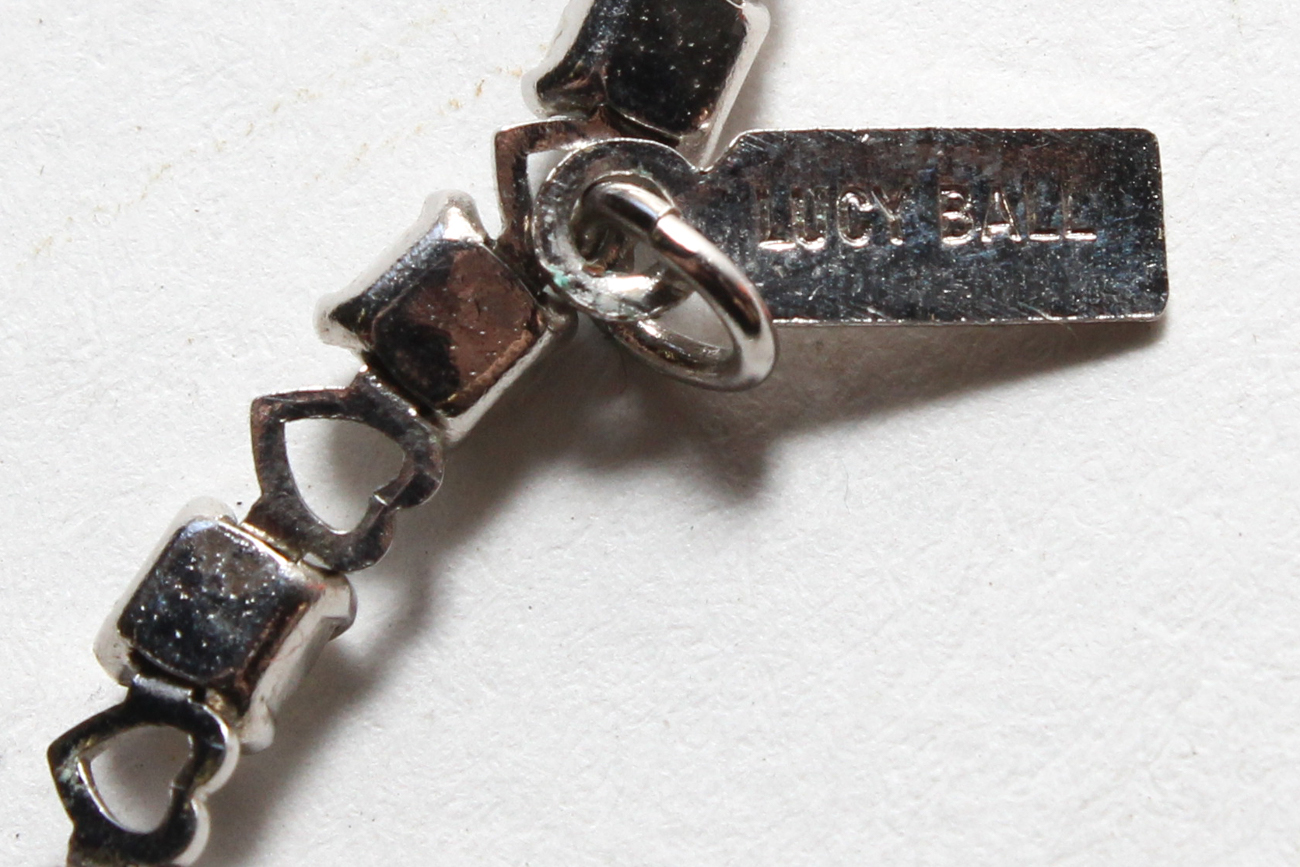 Vintage Colorful Rhinestone Chokers Featuring Lucy Ball