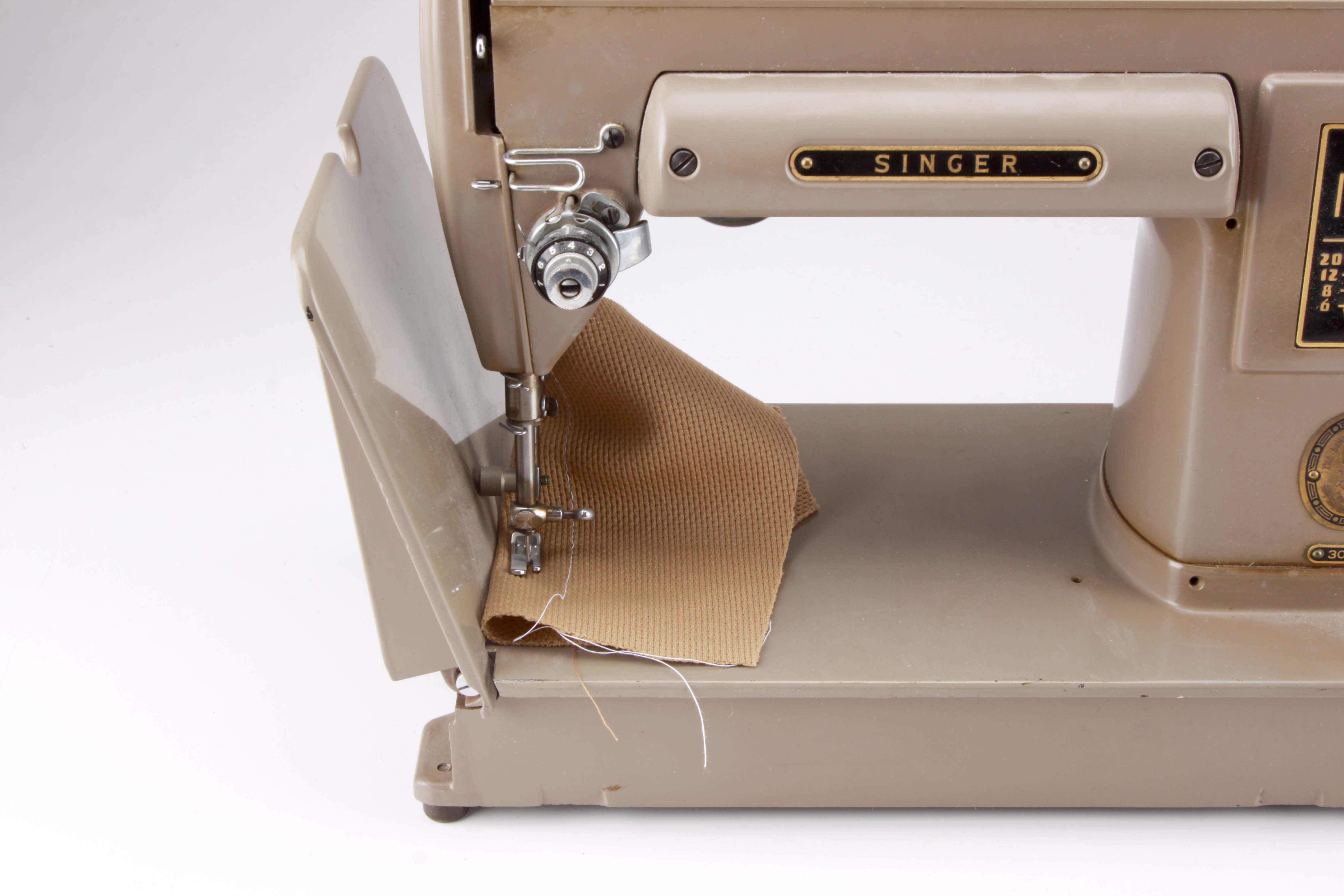 Vintage Singer 301A Sewing Machine with Case