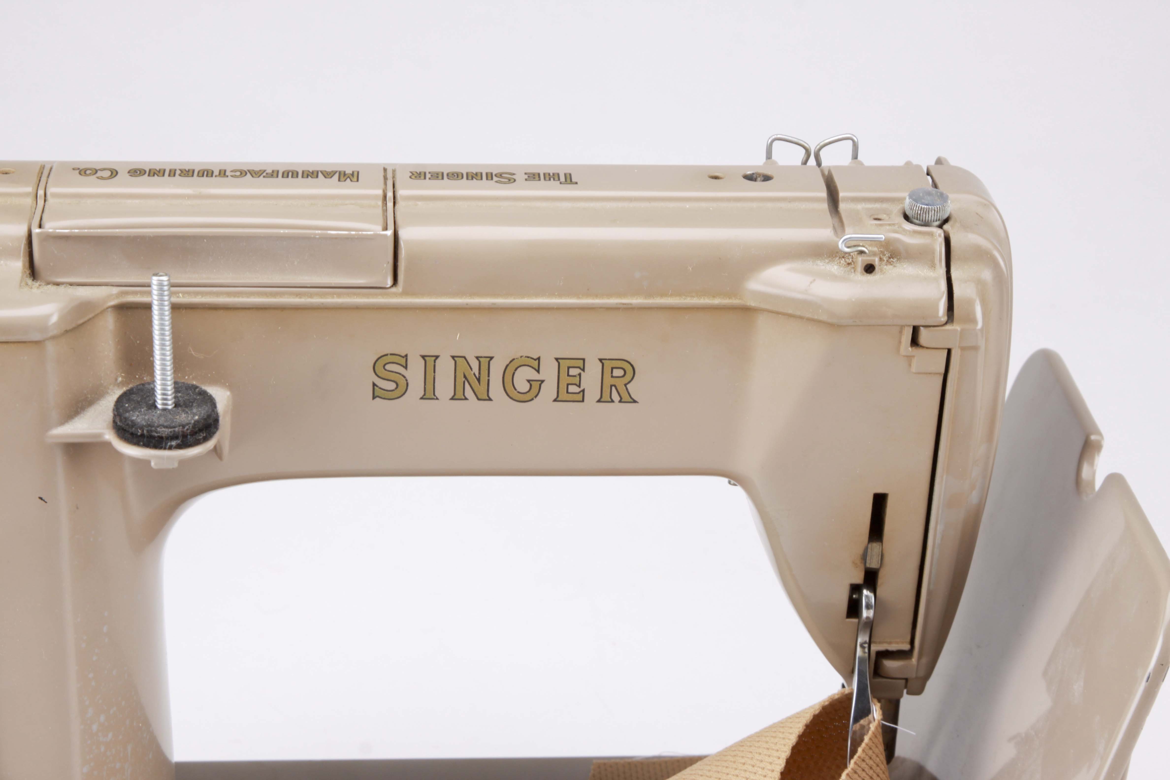 Vintage Singer 301A Sewing Machine with Case