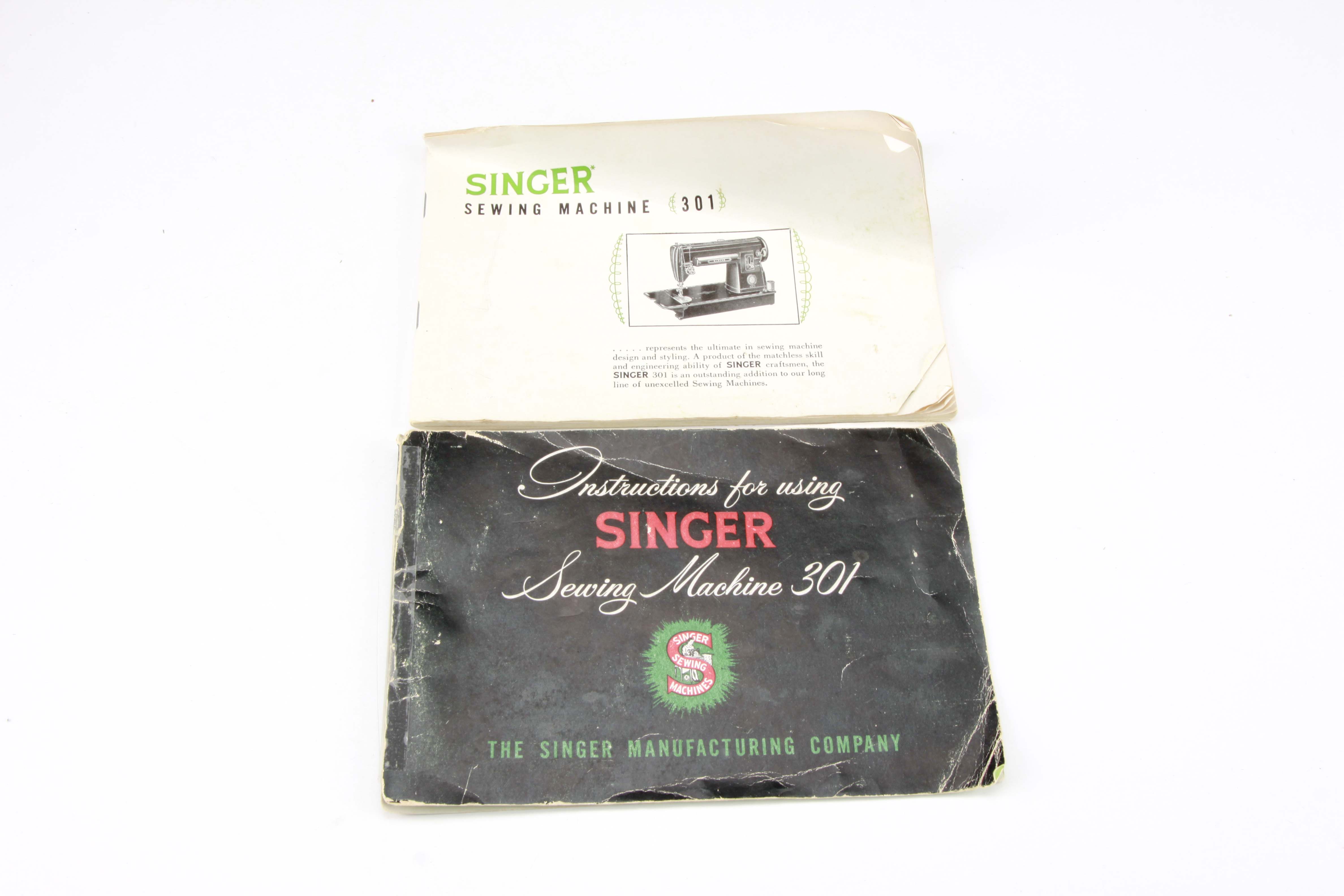 Vintage Singer 301A Sewing Machine with Case