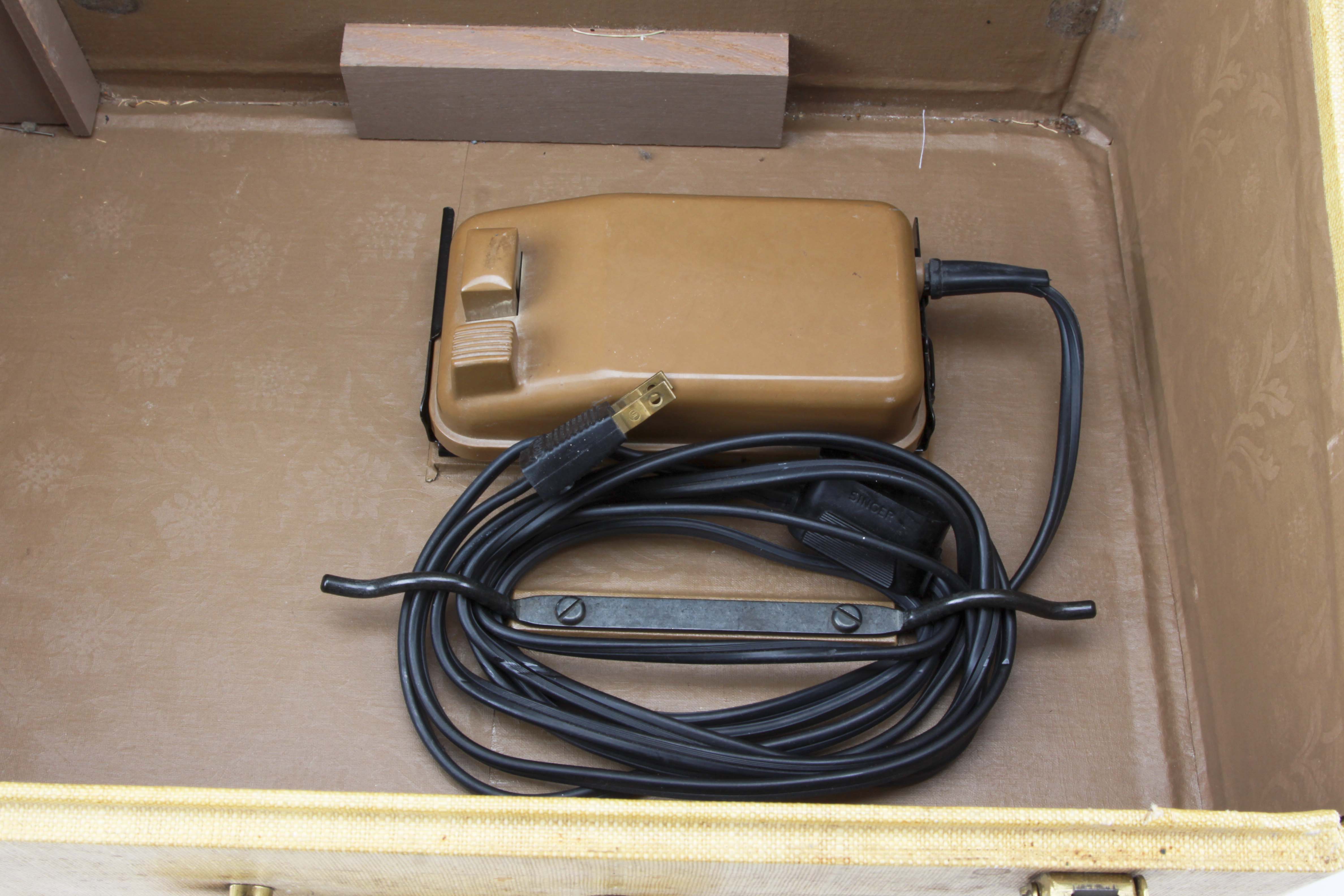 Vintage Singer 301A Sewing Machine with Case