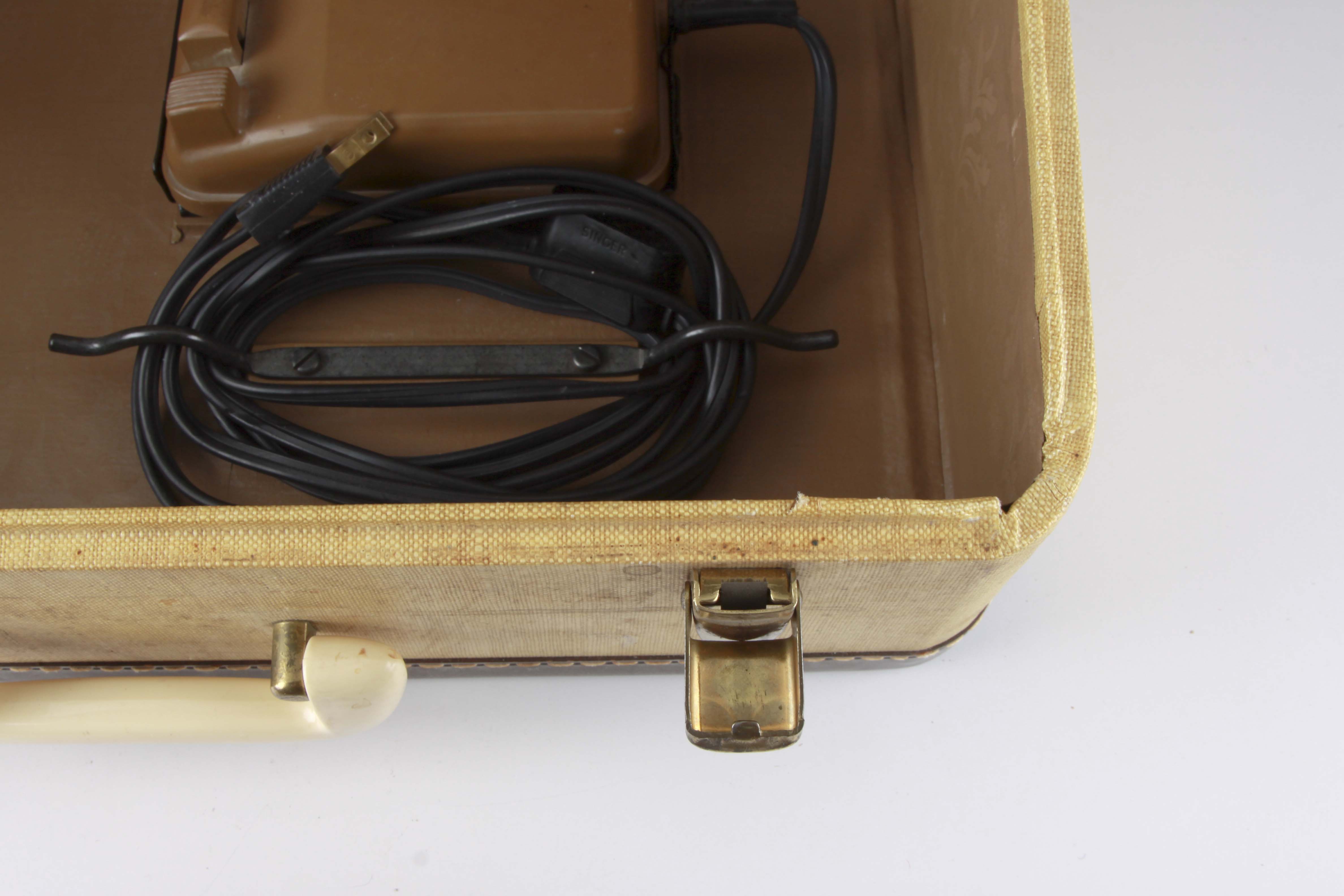 Vintage Singer 301A Sewing Machine with Case