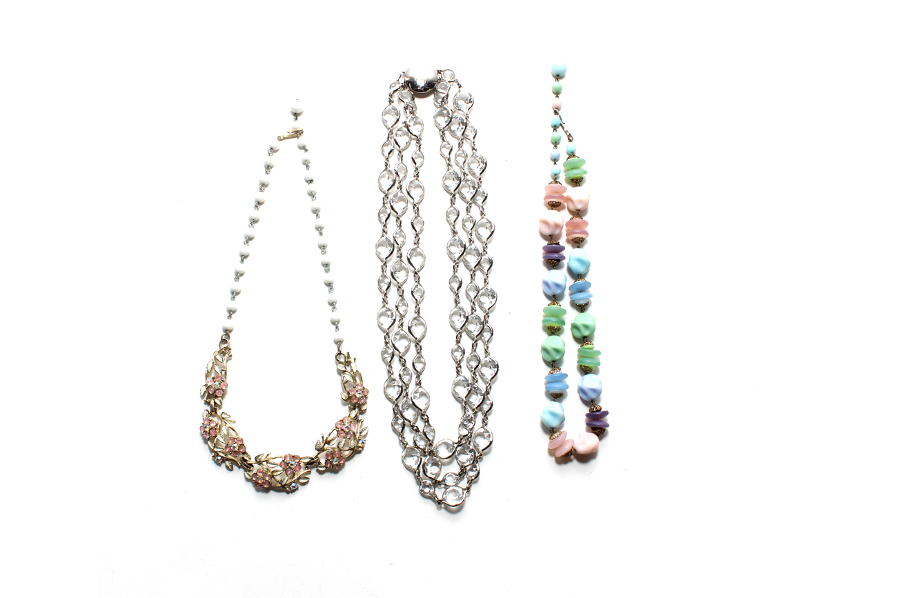 Vintage Costume Chokers Including Weiss