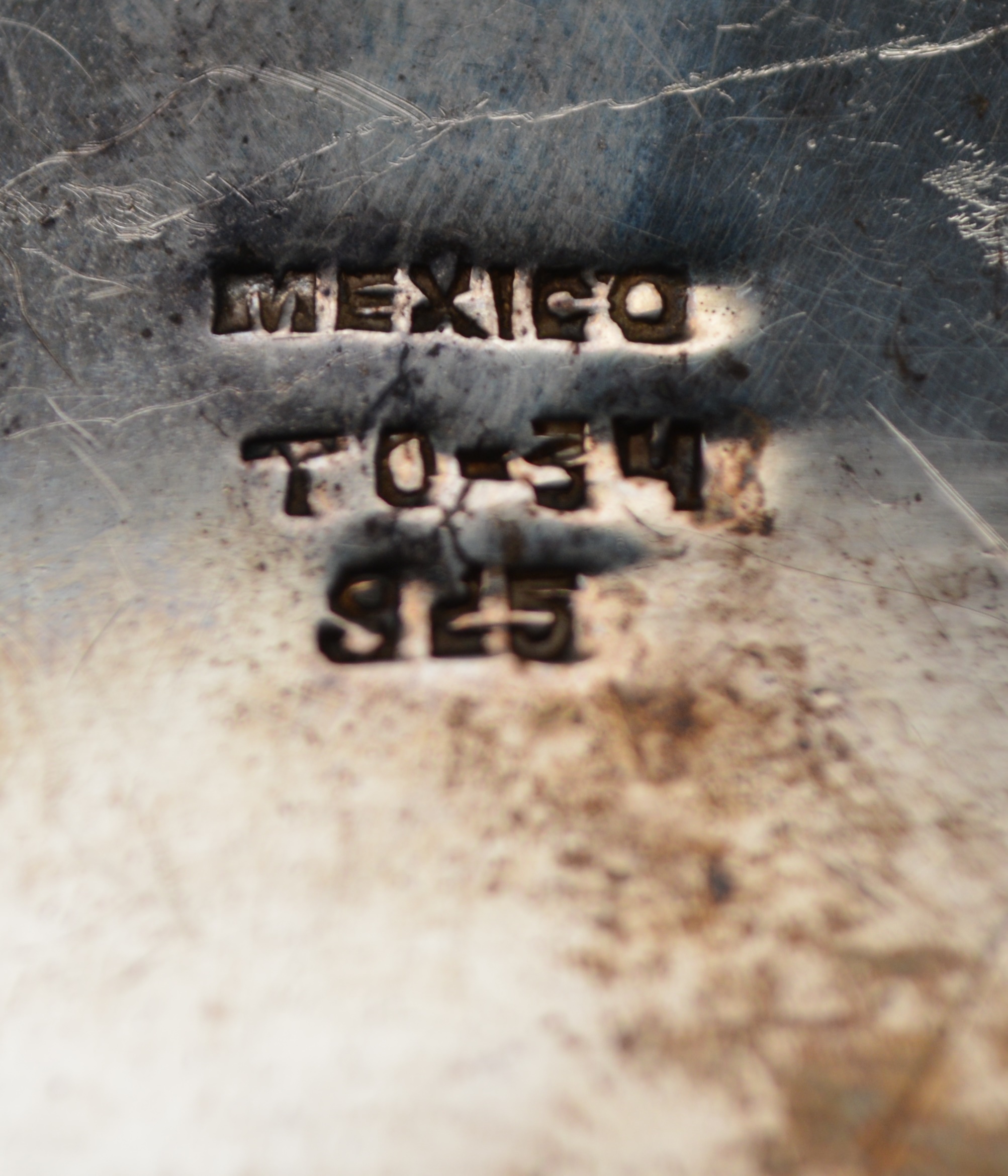 Mexican Modernist Sterling Silver Brooch/Pendant