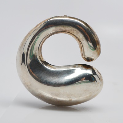 Mexican Modernist Sterling Silver Brooch/Pendant