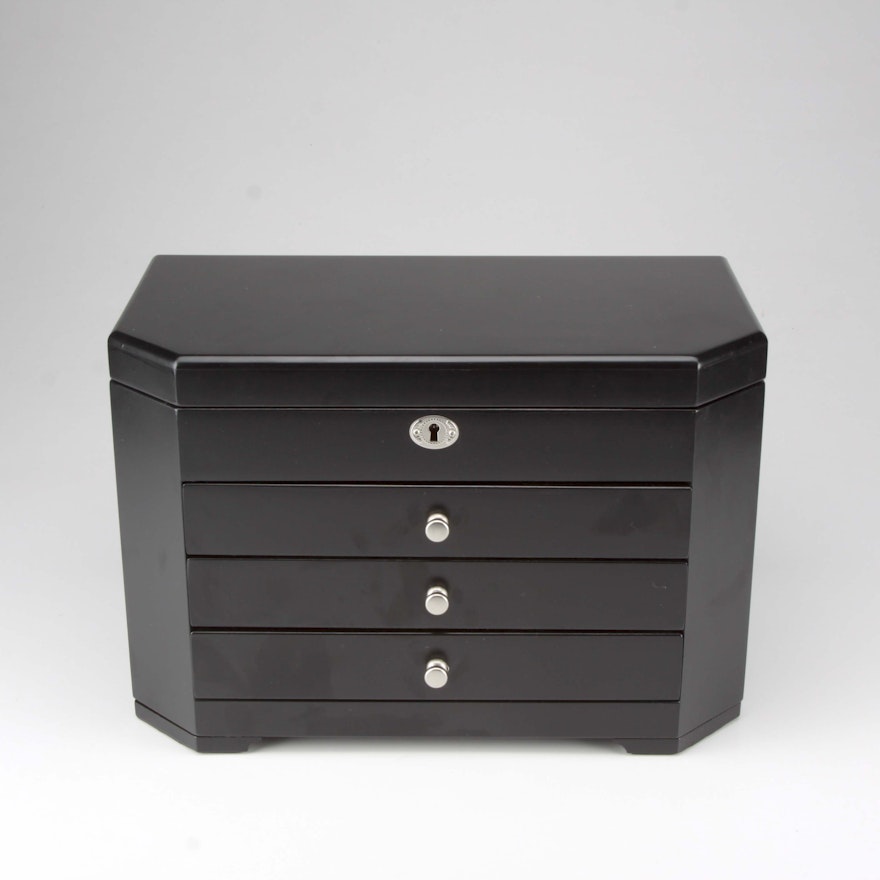 Black Matte Jewelry Box