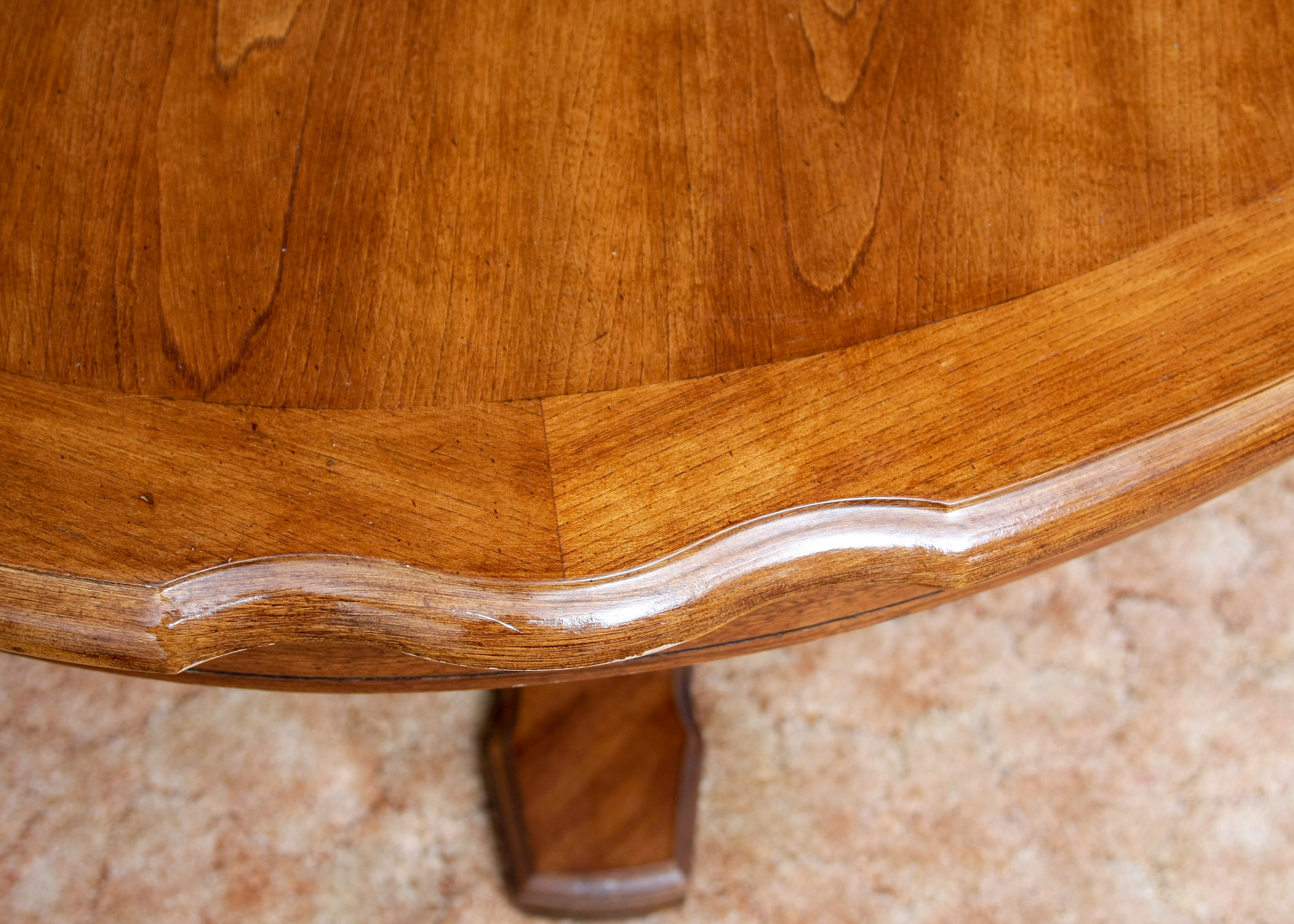 Stanley Furniture China Cabinet With Complementary Dining Table and Cane Back Chairs