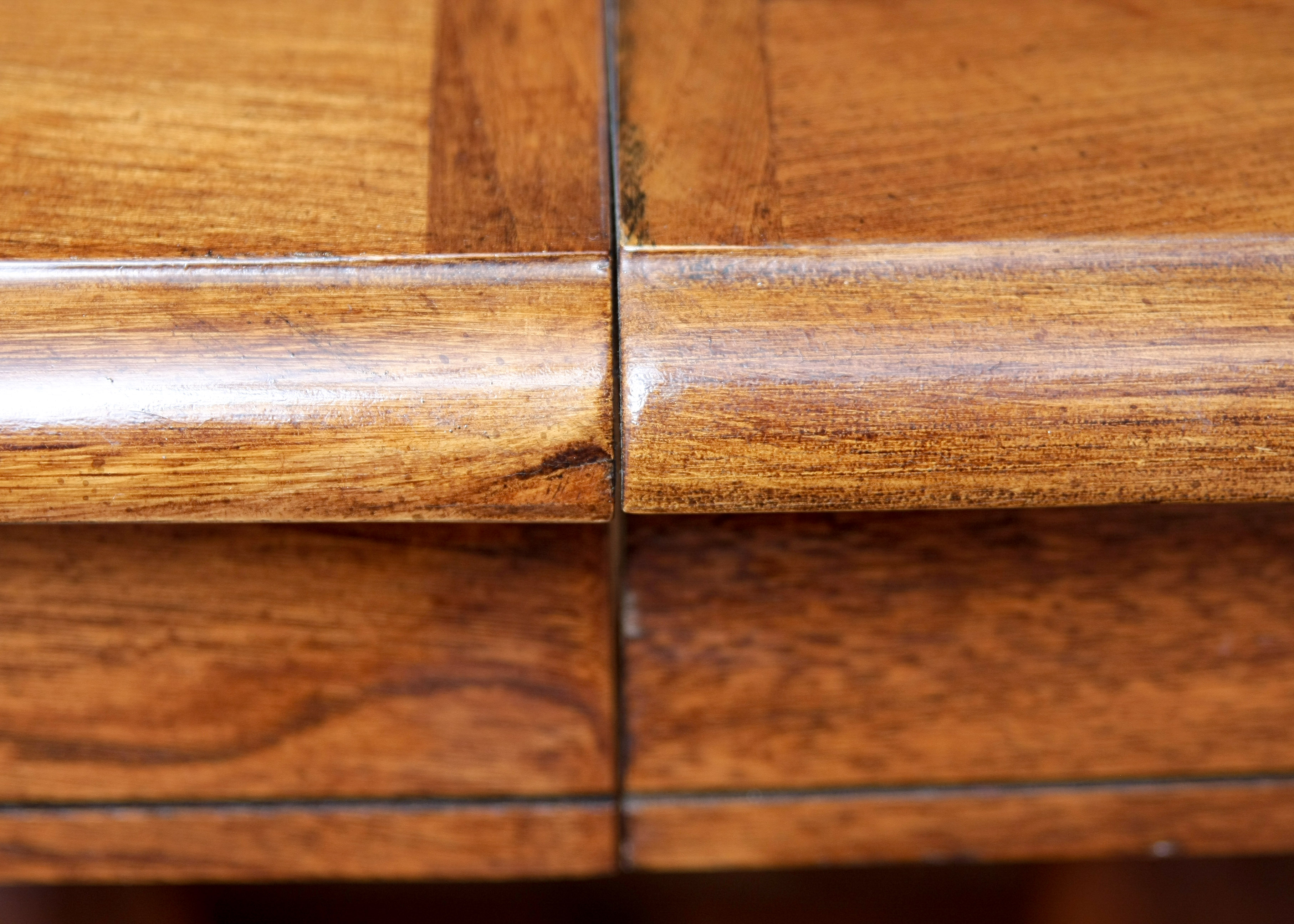Stanley Furniture China Cabinet With Complementary Dining Table and Cane Back Chairs