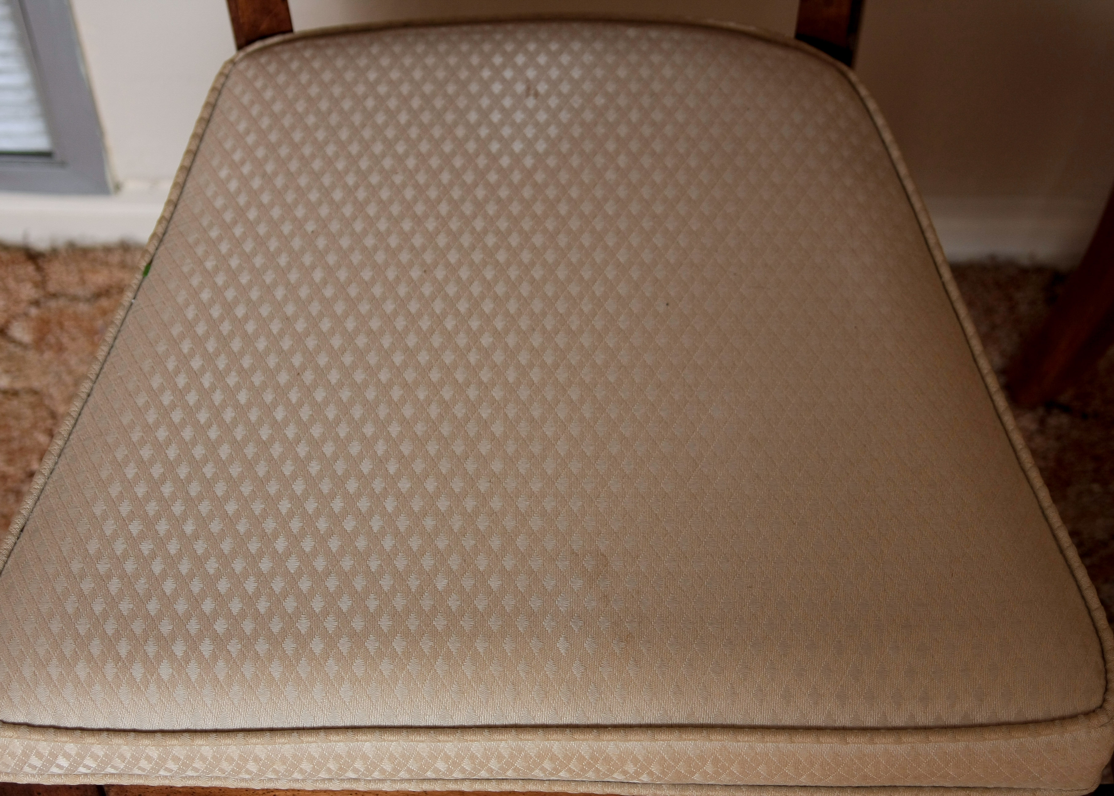 Stanley Furniture China Cabinet With Complementary Dining Table and Cane Back Chairs