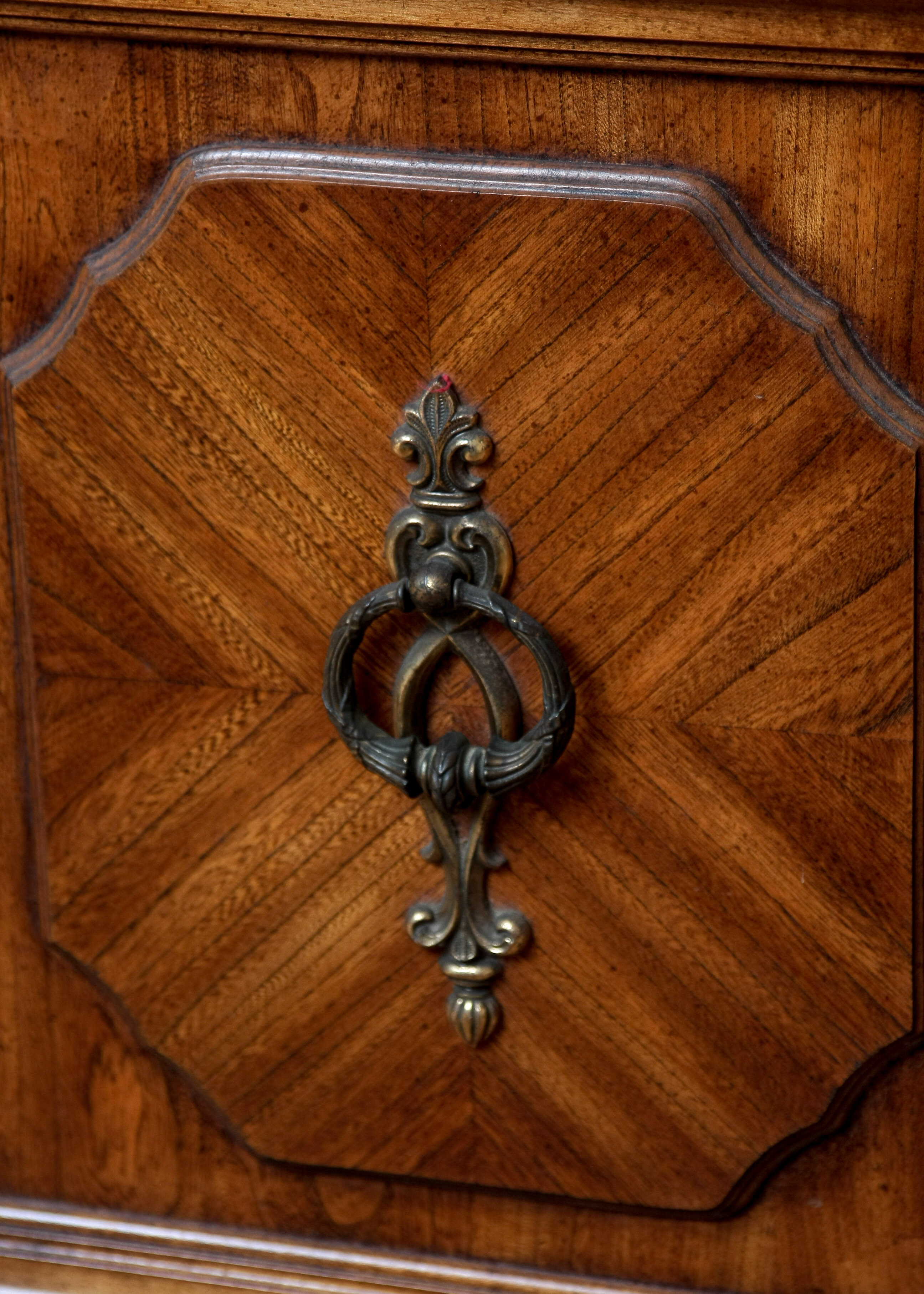 Stanley Furniture China Cabinet With Complementary Dining Table and Cane Back Chairs