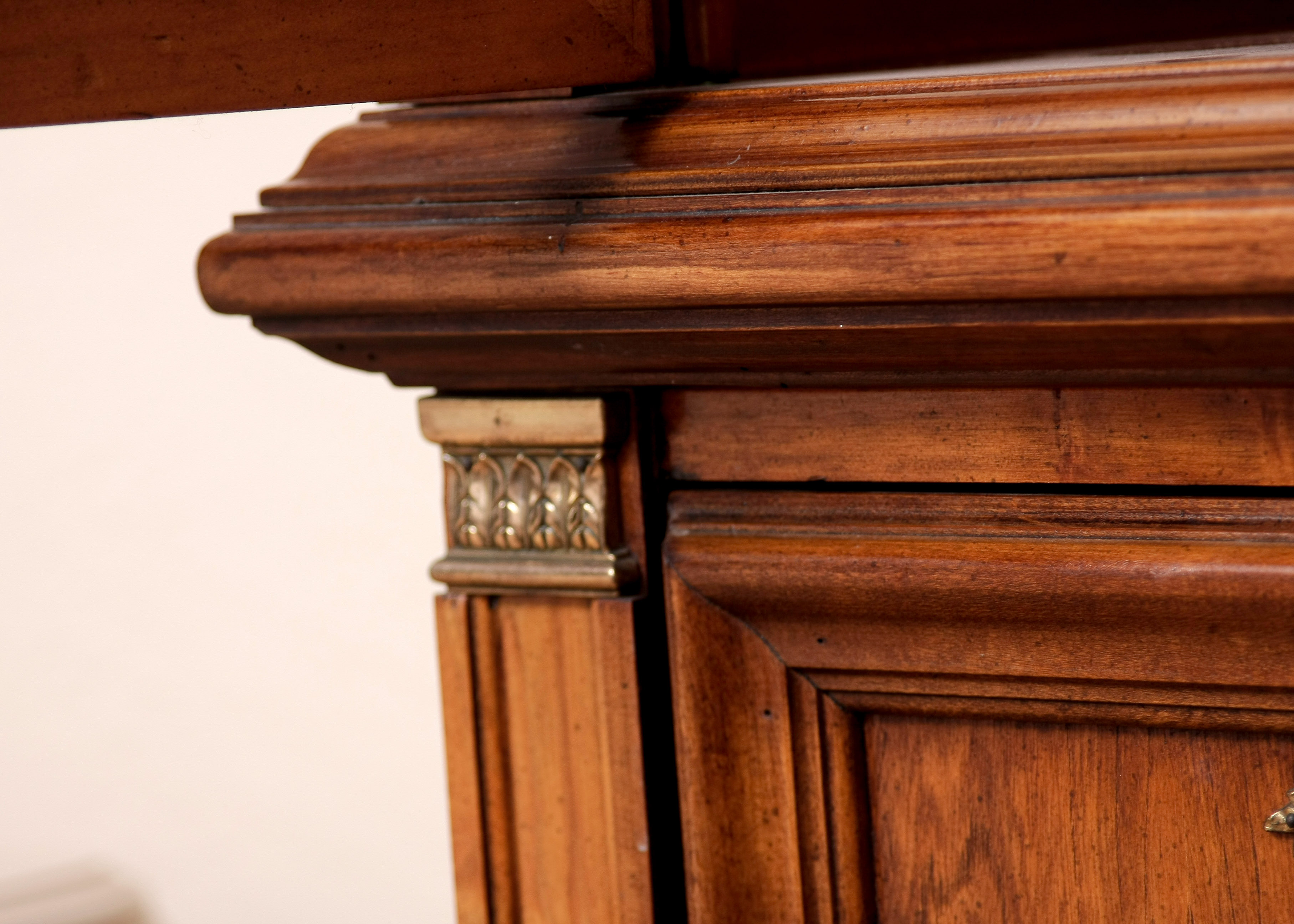 Stanley Furniture China Cabinet With Complementary Dining Table and Cane Back Chairs