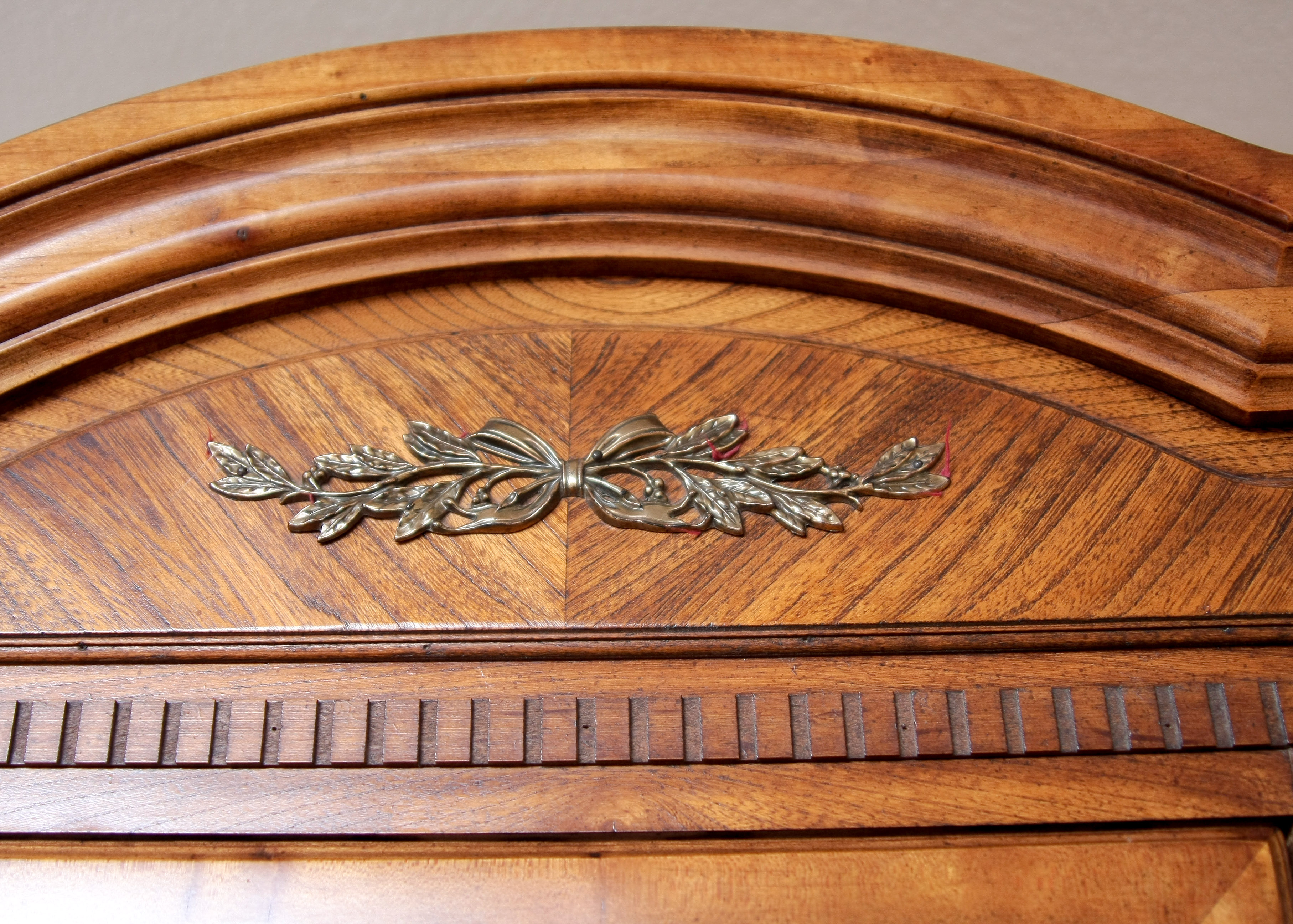 Stanley Furniture China Cabinet With Complementary Dining Table and Cane Back Chairs
