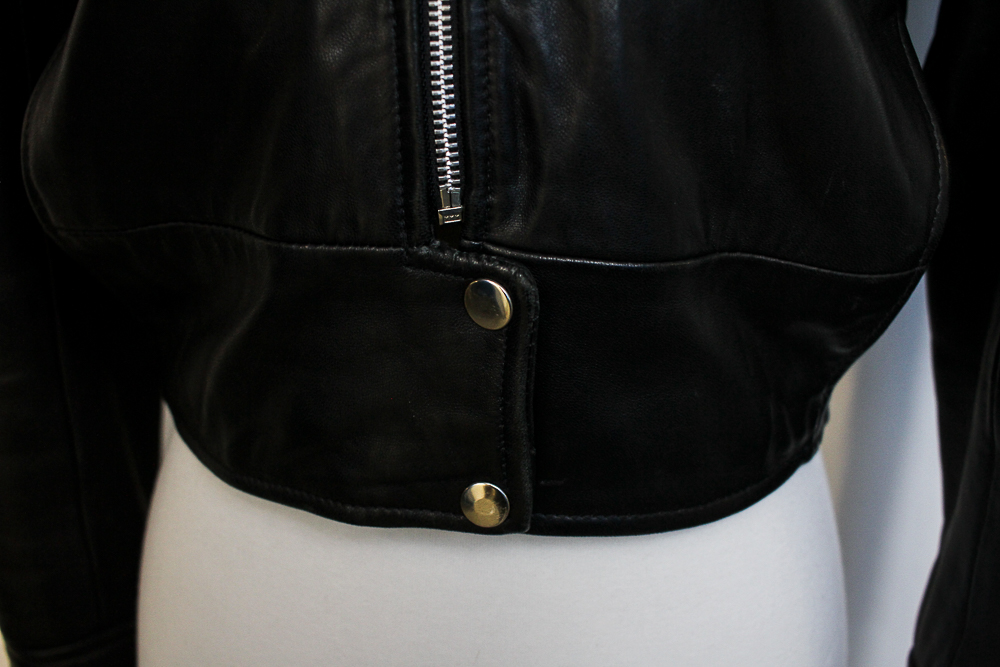 Nicole Miller Black Leather Jacket