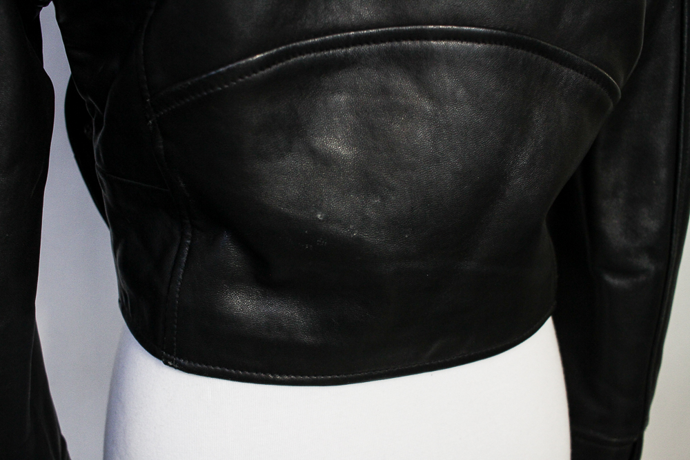 Nicole Miller Black Leather Jacket