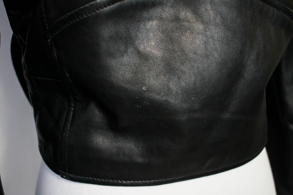 Nicole Miller Black Leather Jacket