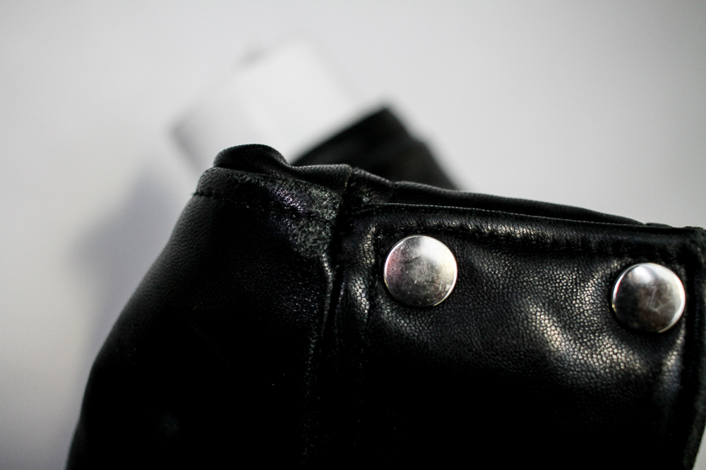 Nicole Miller Black Leather Jacket