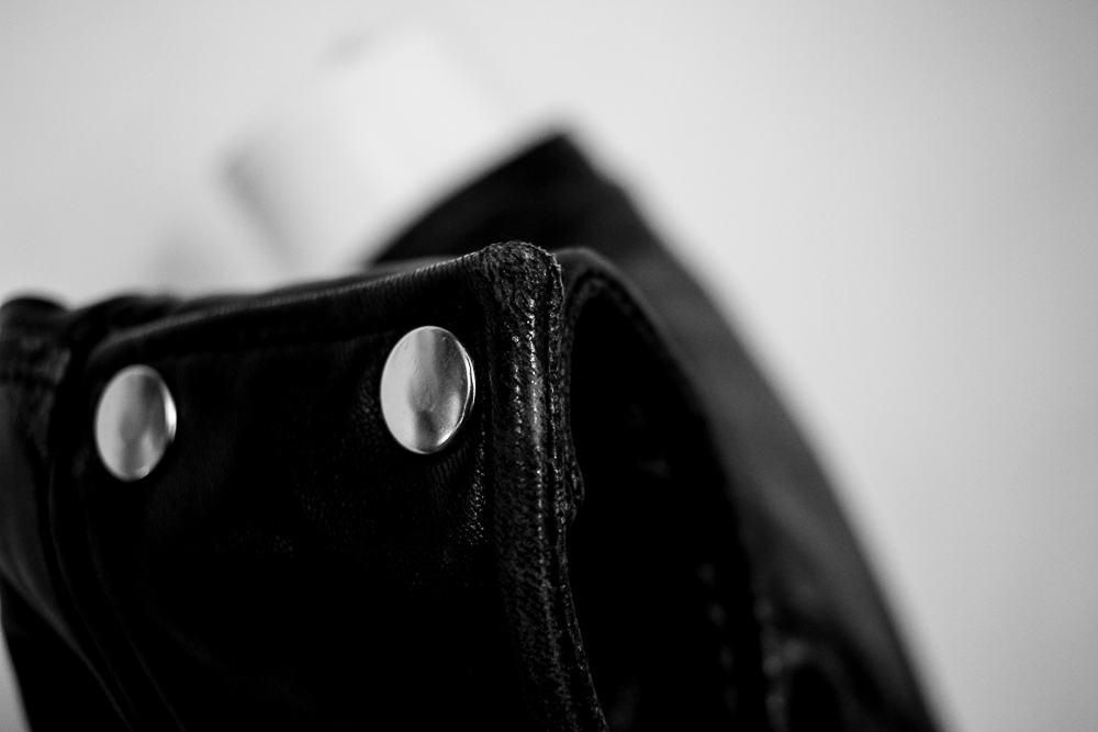 Nicole Miller Black Leather Jacket