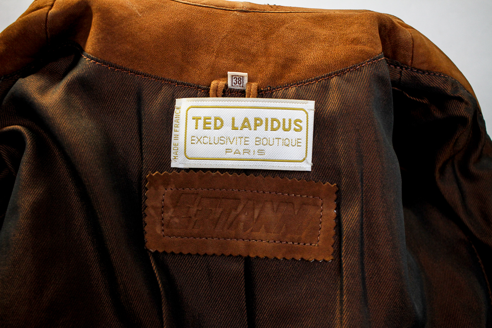 Ted Lapidus Chestnut Suede Skirt Suit