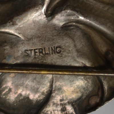 Three Sterling Silver Brooches