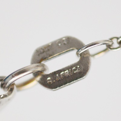 14K White Gold Diamond Solitaire Pendant Necklace