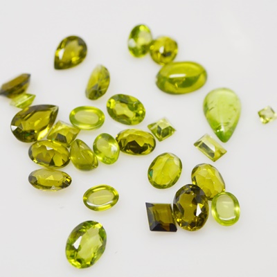Collection of Loose 36.33 CTW Peridot Gemstones