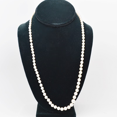 Cultured Pearl Necklace With 14K Yellow Gold Clasp