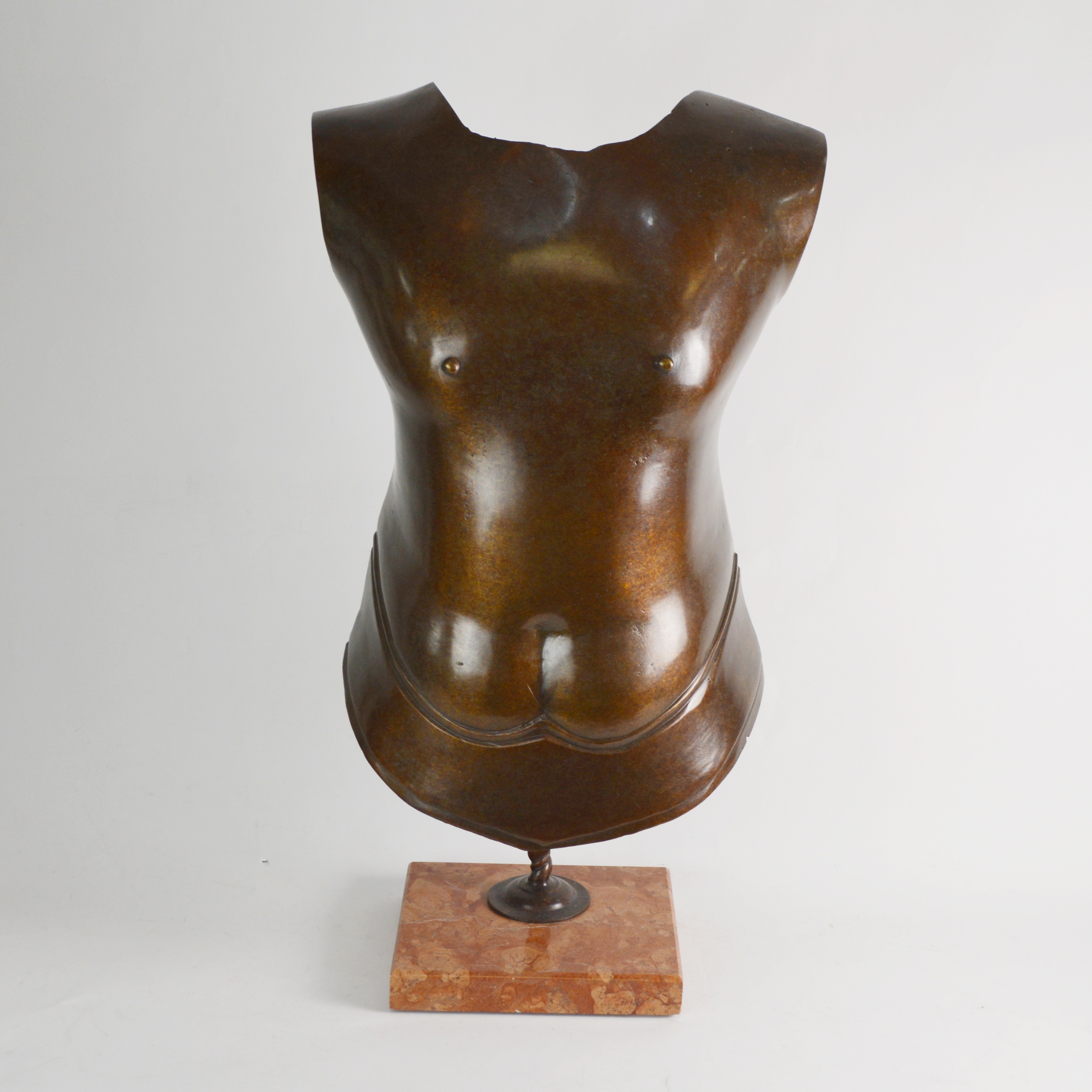Bronze Cuirass Sculpture