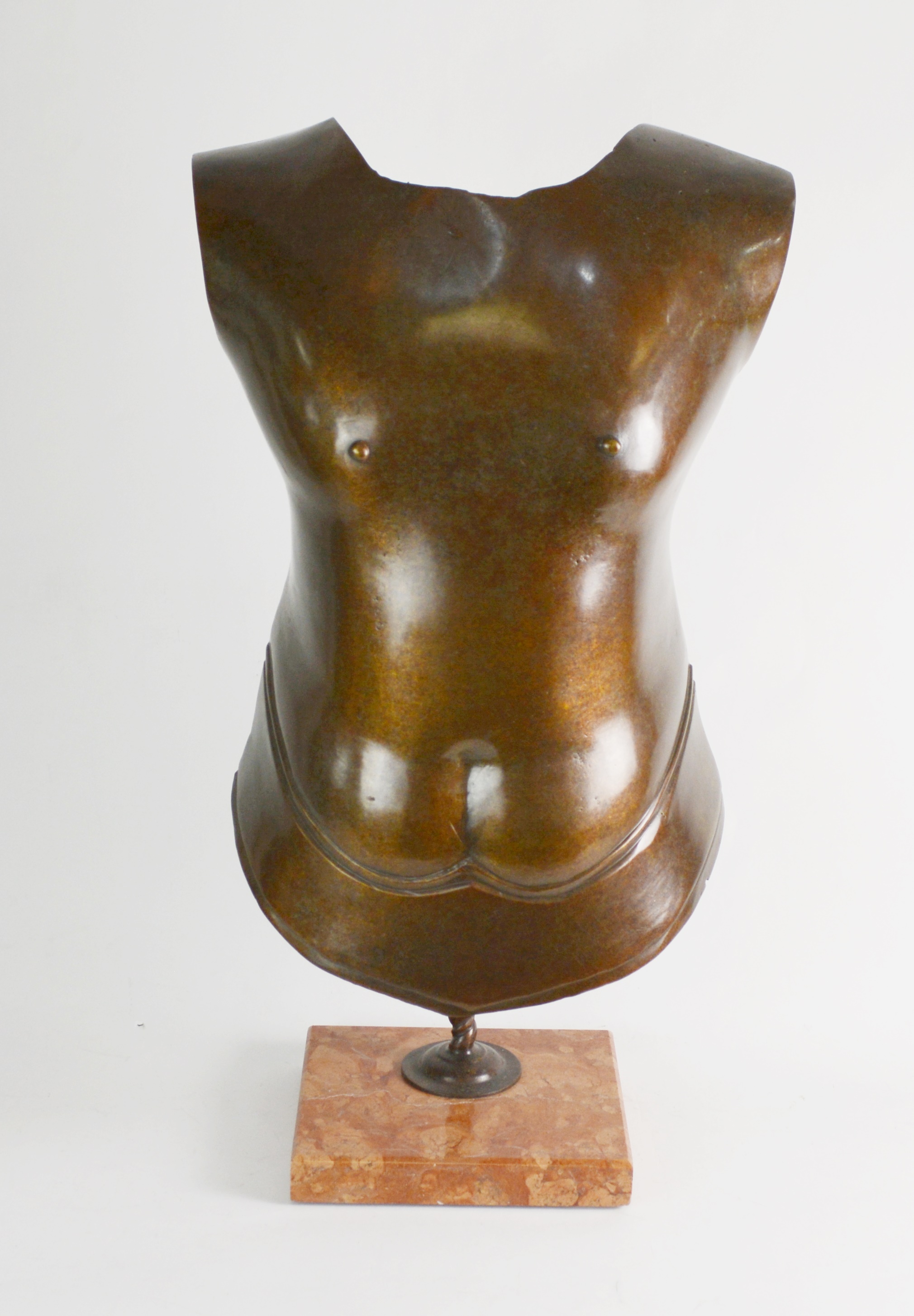 Bronze Cuirass Sculpture