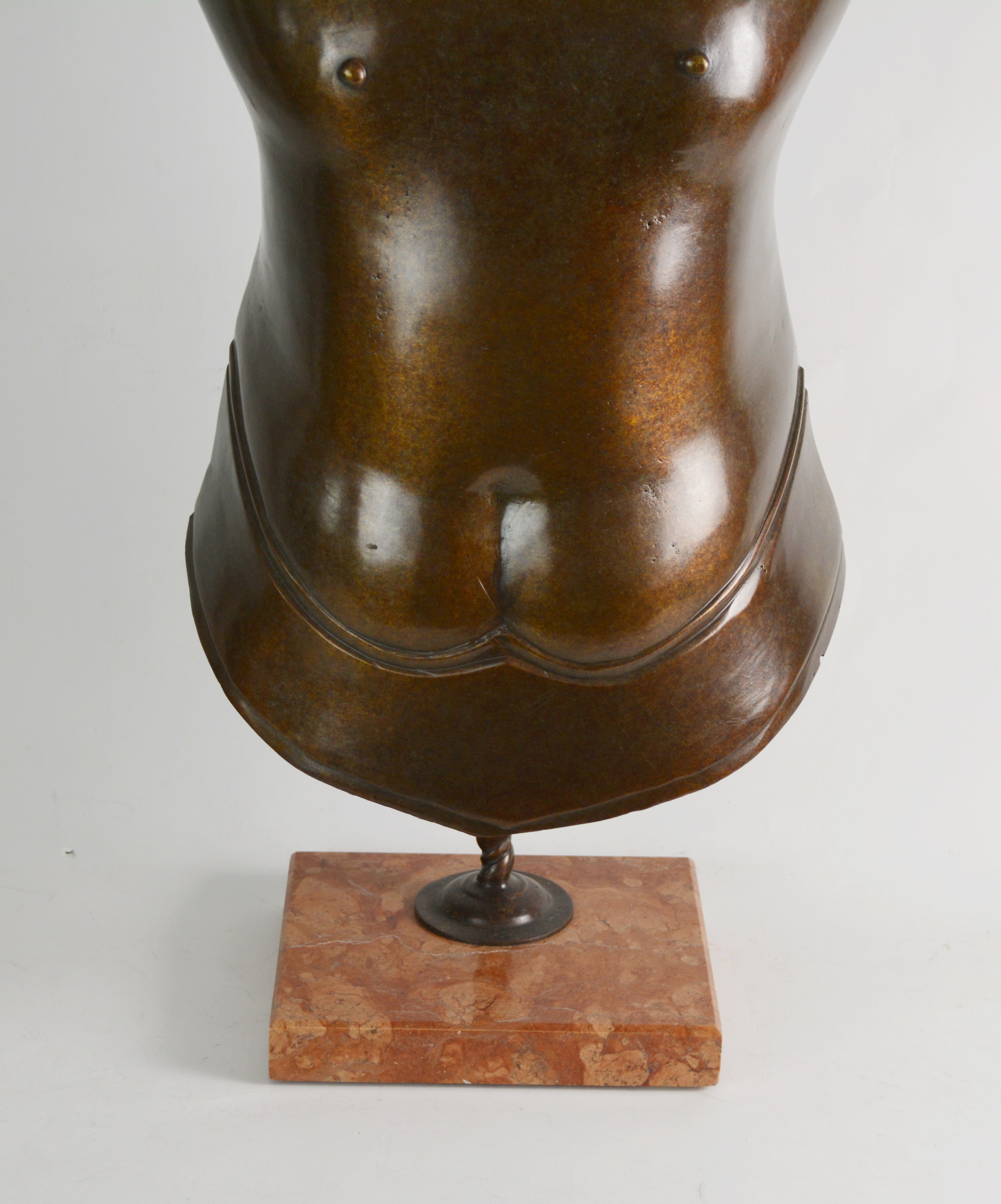 Bronze Cuirass Sculpture