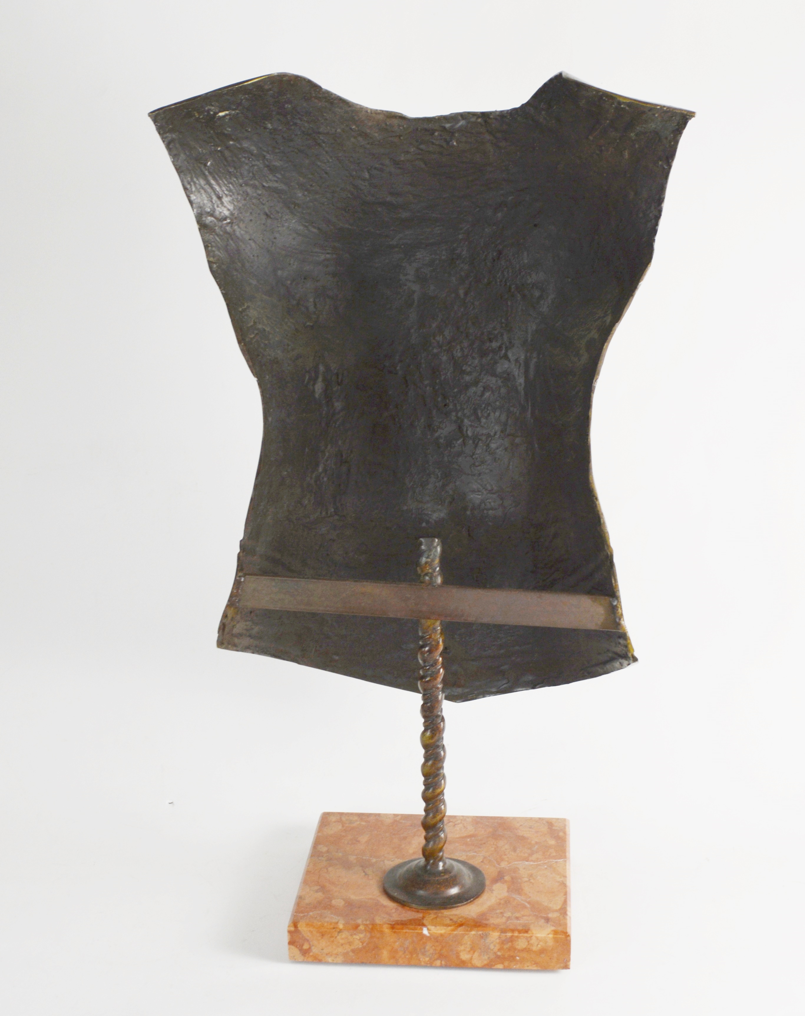 Bronze Cuirass Sculpture