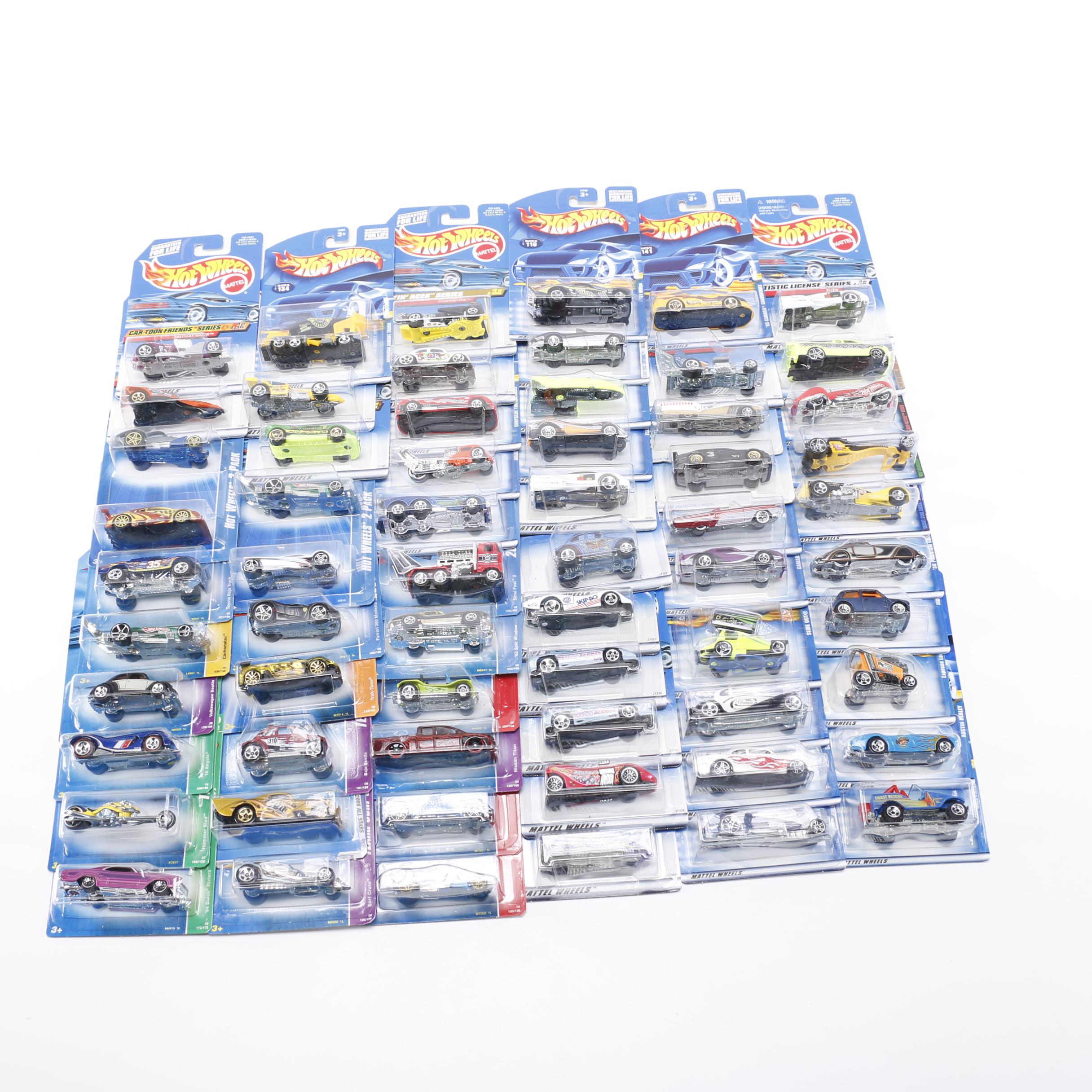 Large Collection of Hot Wheels Toy Cars