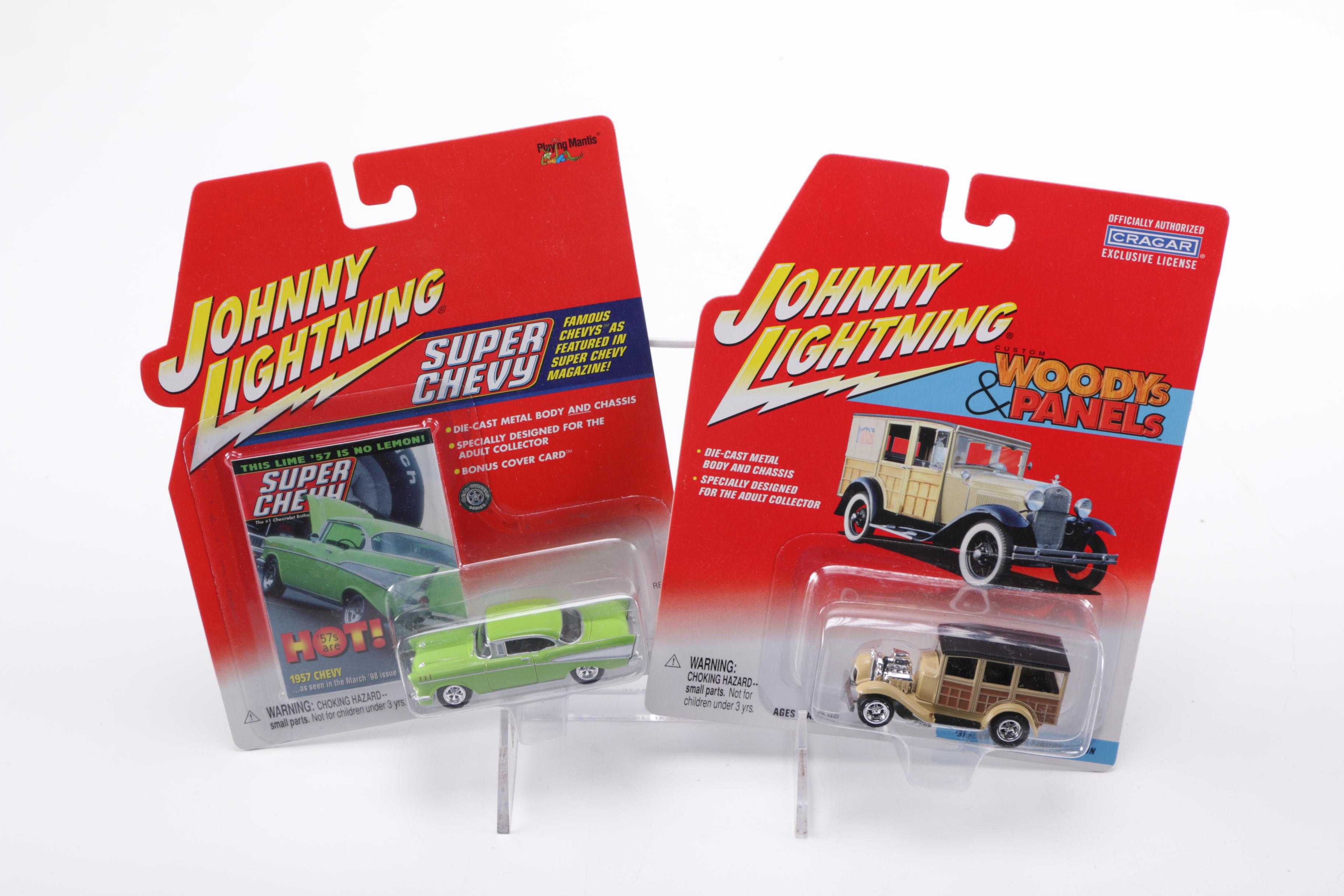 Collection of Johnny Lightning Die-Cast Cars