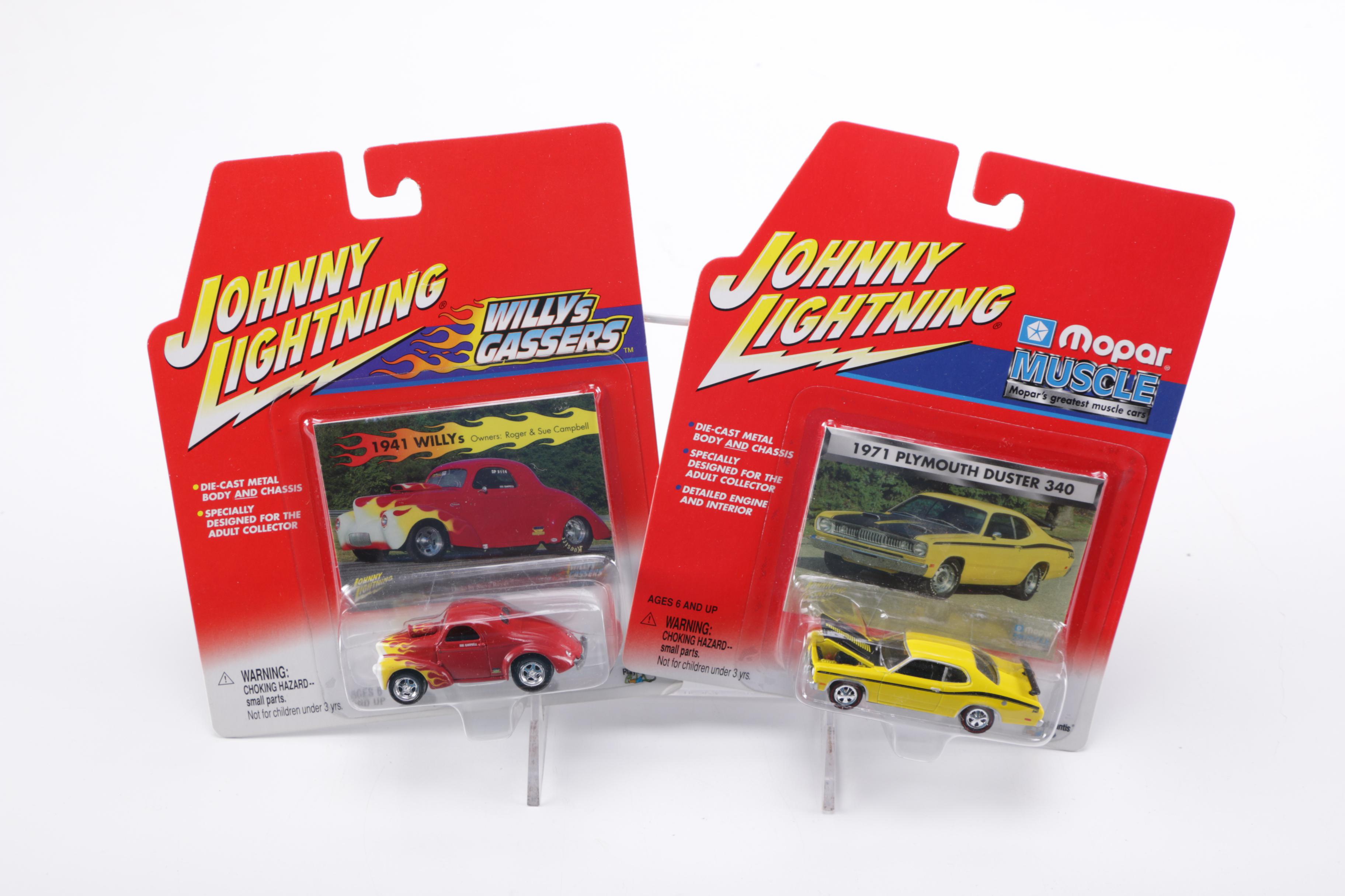 Collection of Johnny Lightning Die-Cast Cars
