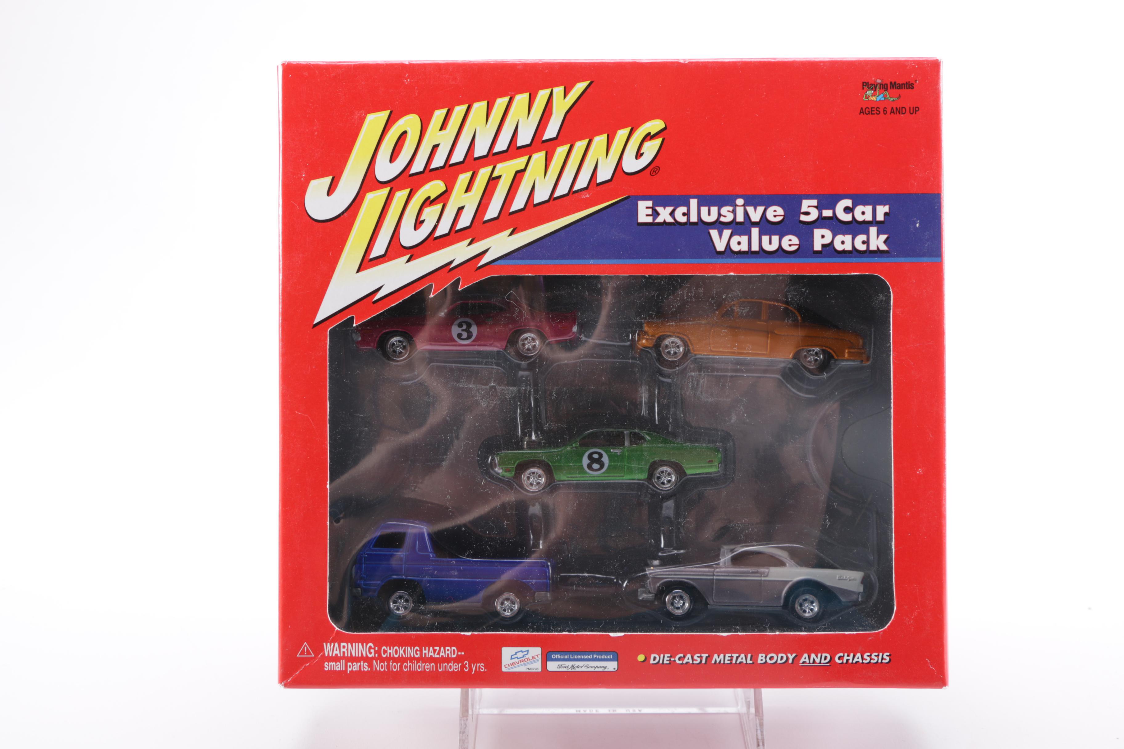 Collection of Johnny Lightning Die-Cast Cars
