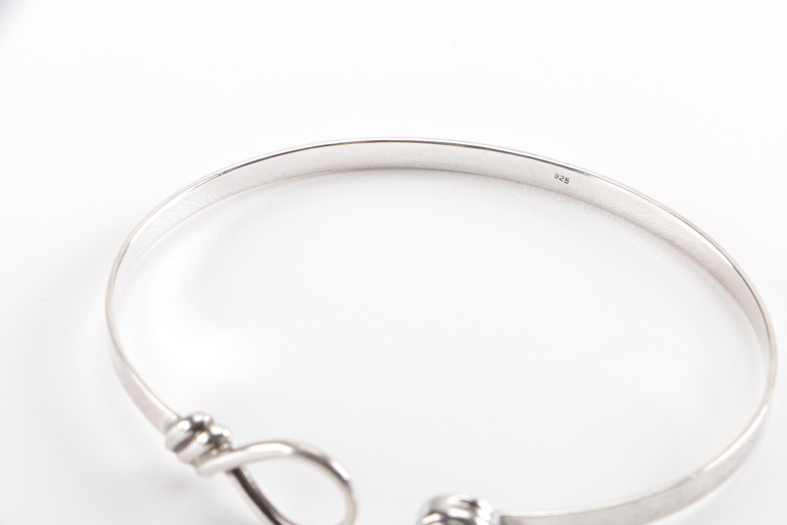 Sterling Silver Cuff Bracelets With Turquoise