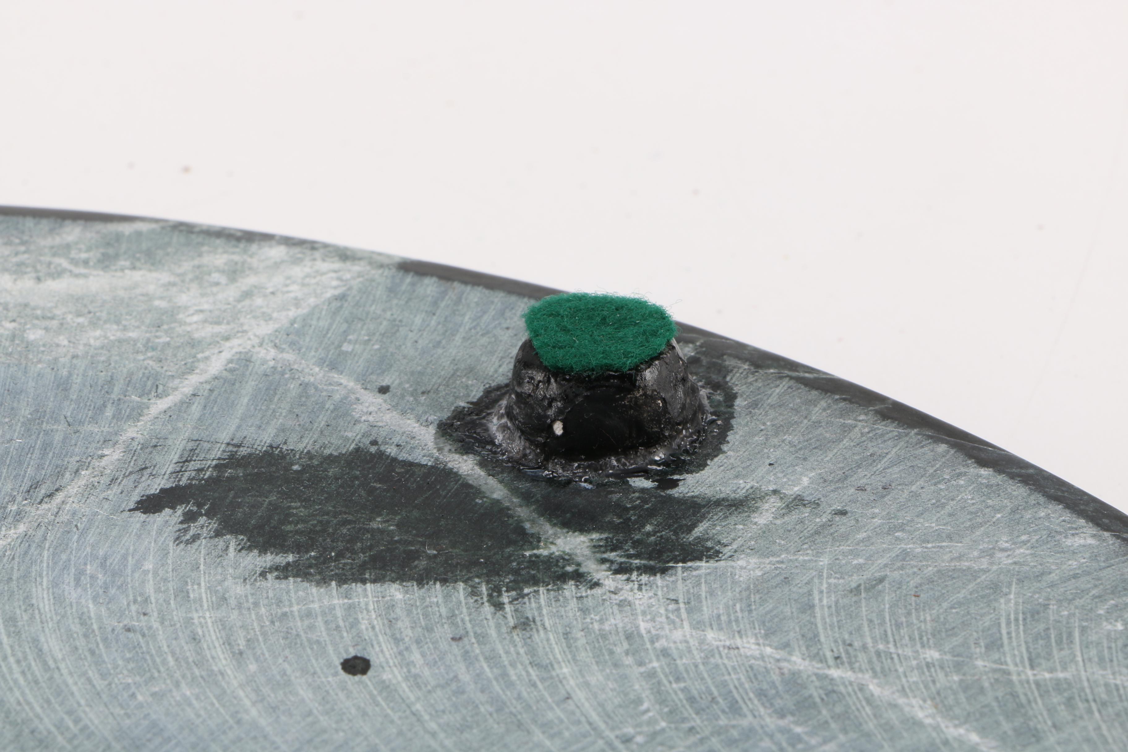 Marble Platter and Agate Leaf Dish