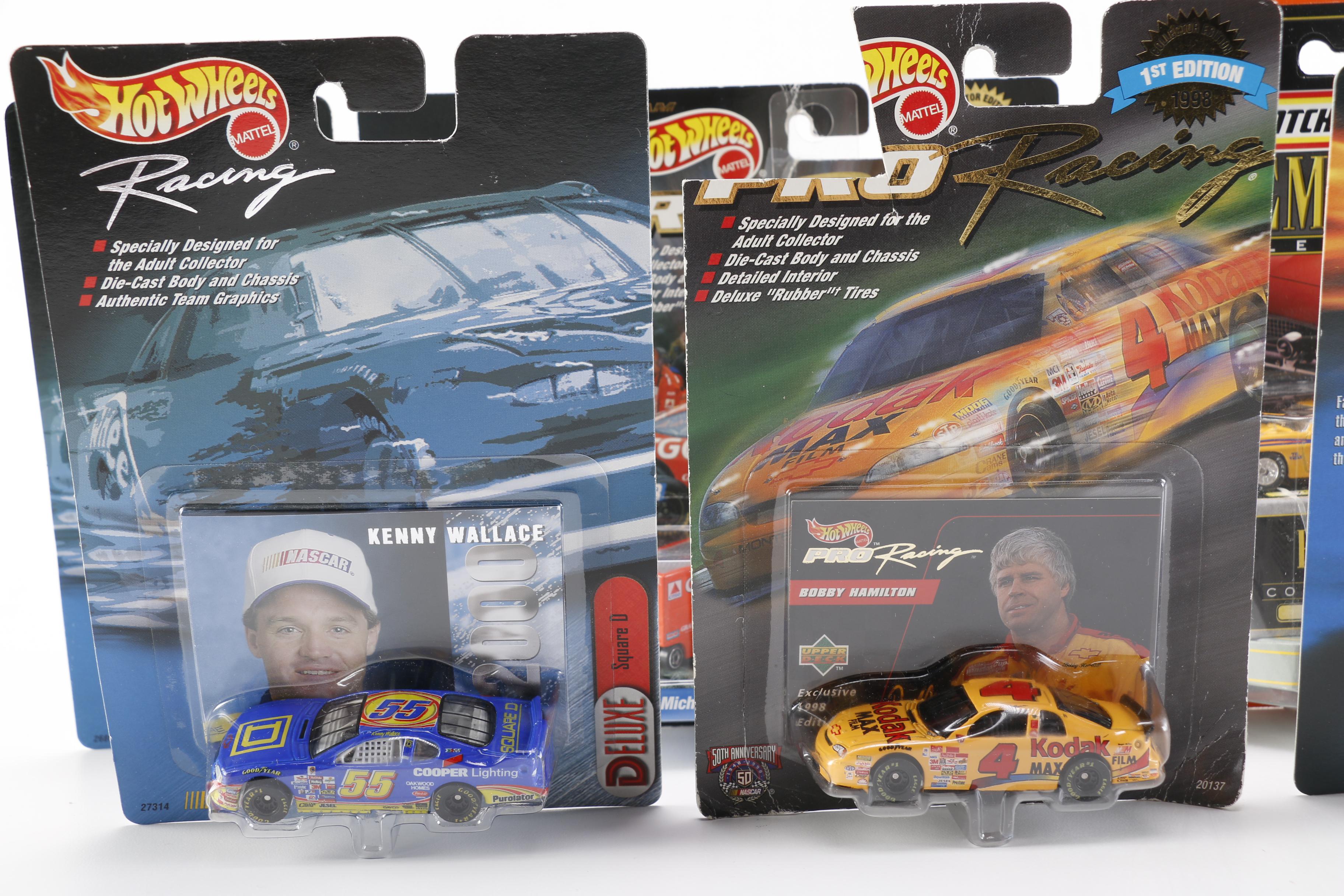 Collection of 1:64 Die-Cast Cars Including Hot Wheels, Matchbox and Johnny Lightning