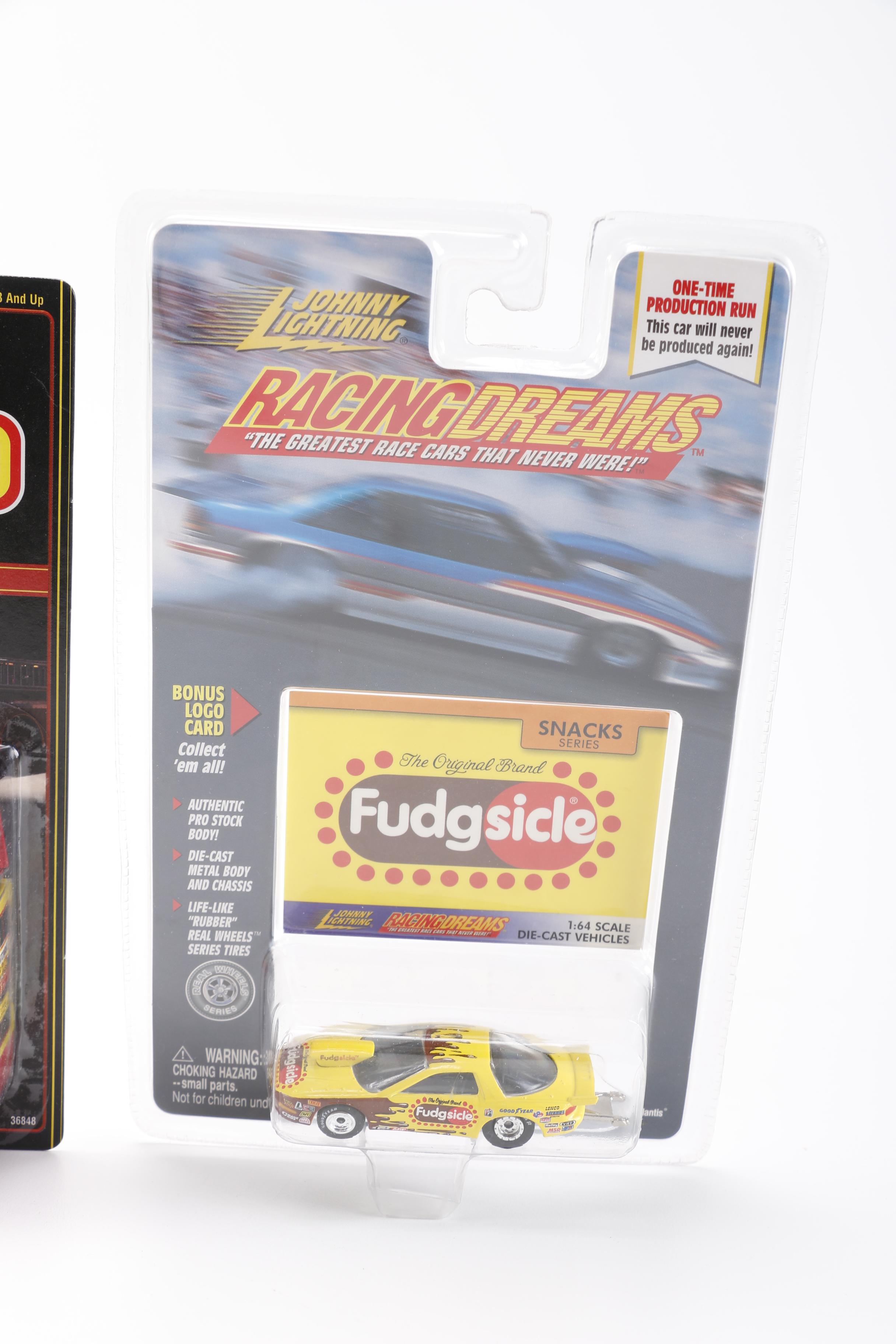 Collection of 1:64 Die-Cast Cars Including Hot Wheels, Matchbox and Johnny Lightning