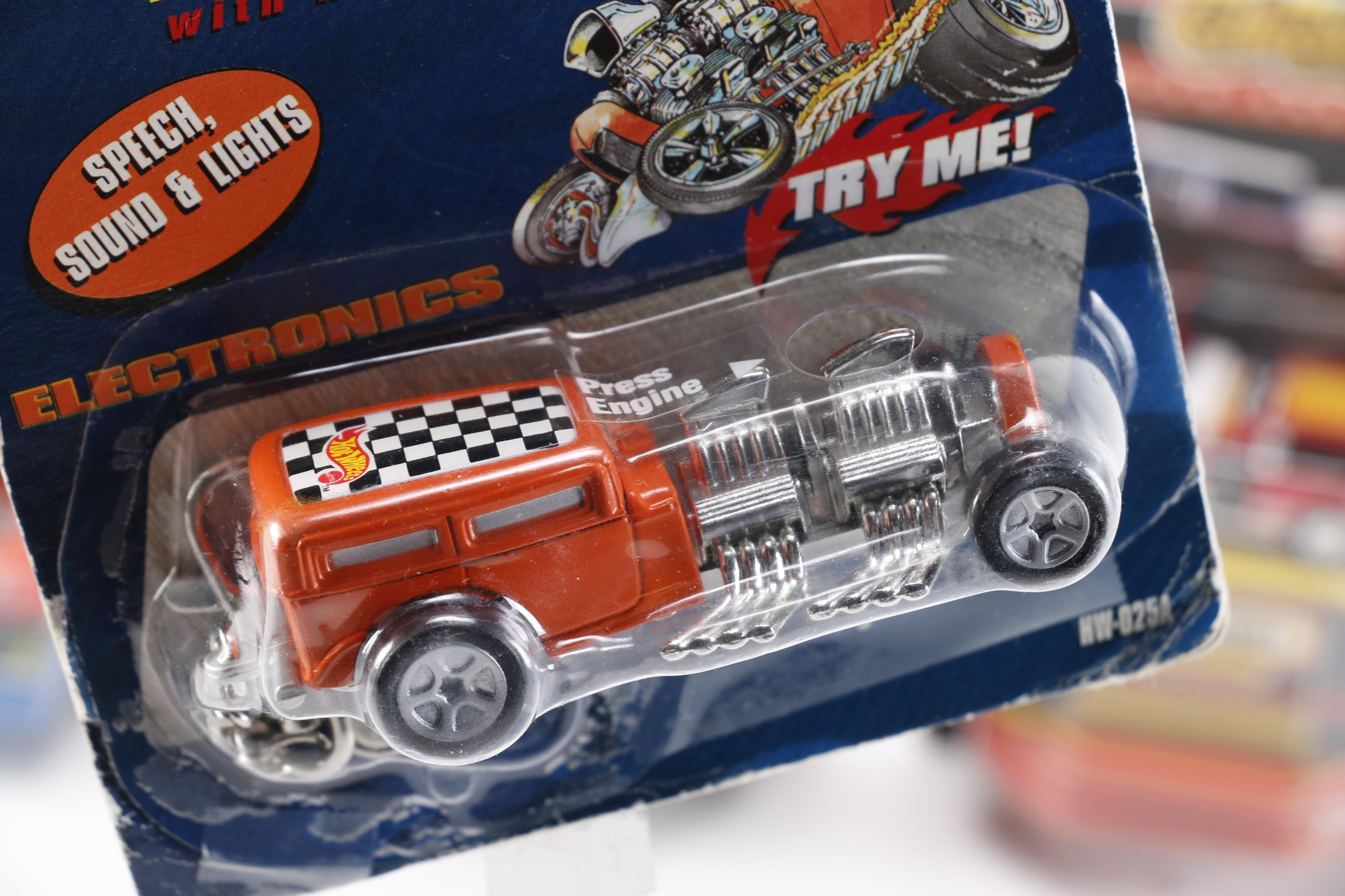 Collection of 1:64 Die-Cast Cars Including Hot Wheels, Matchbox and Johnny Lightning