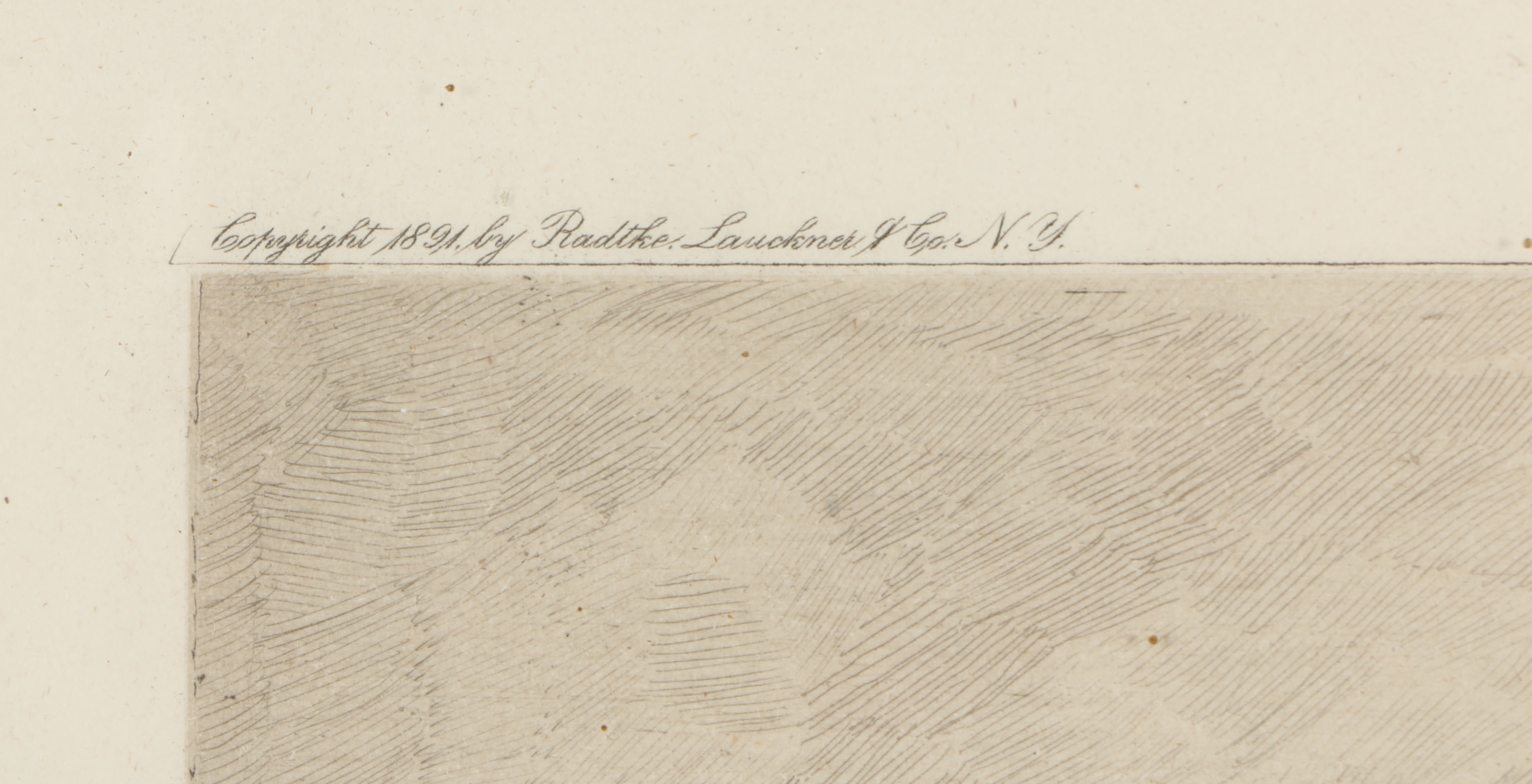 John O. Anderson Etching with Aquatint "Along the River Bank"