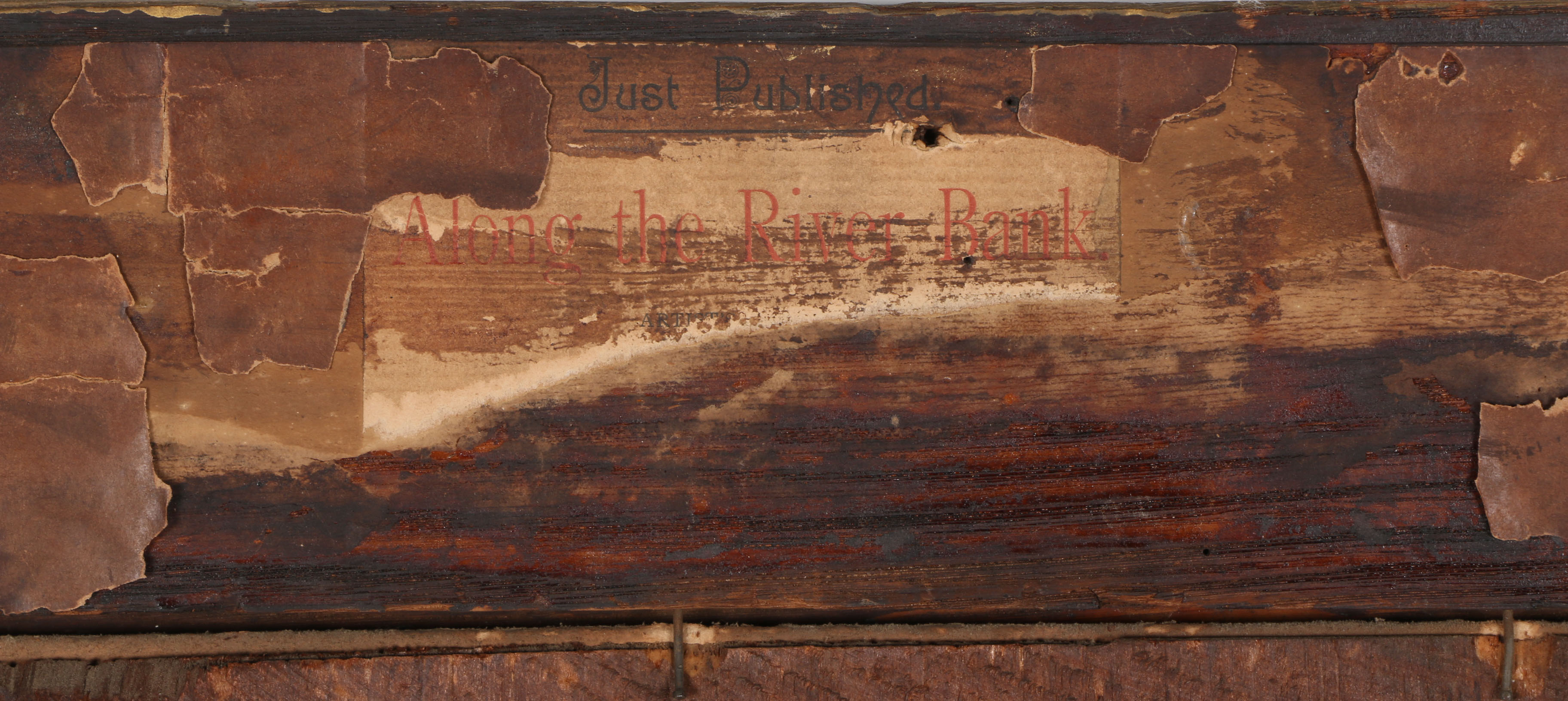 John O. Anderson Etching with Aquatint "Along the River Bank"