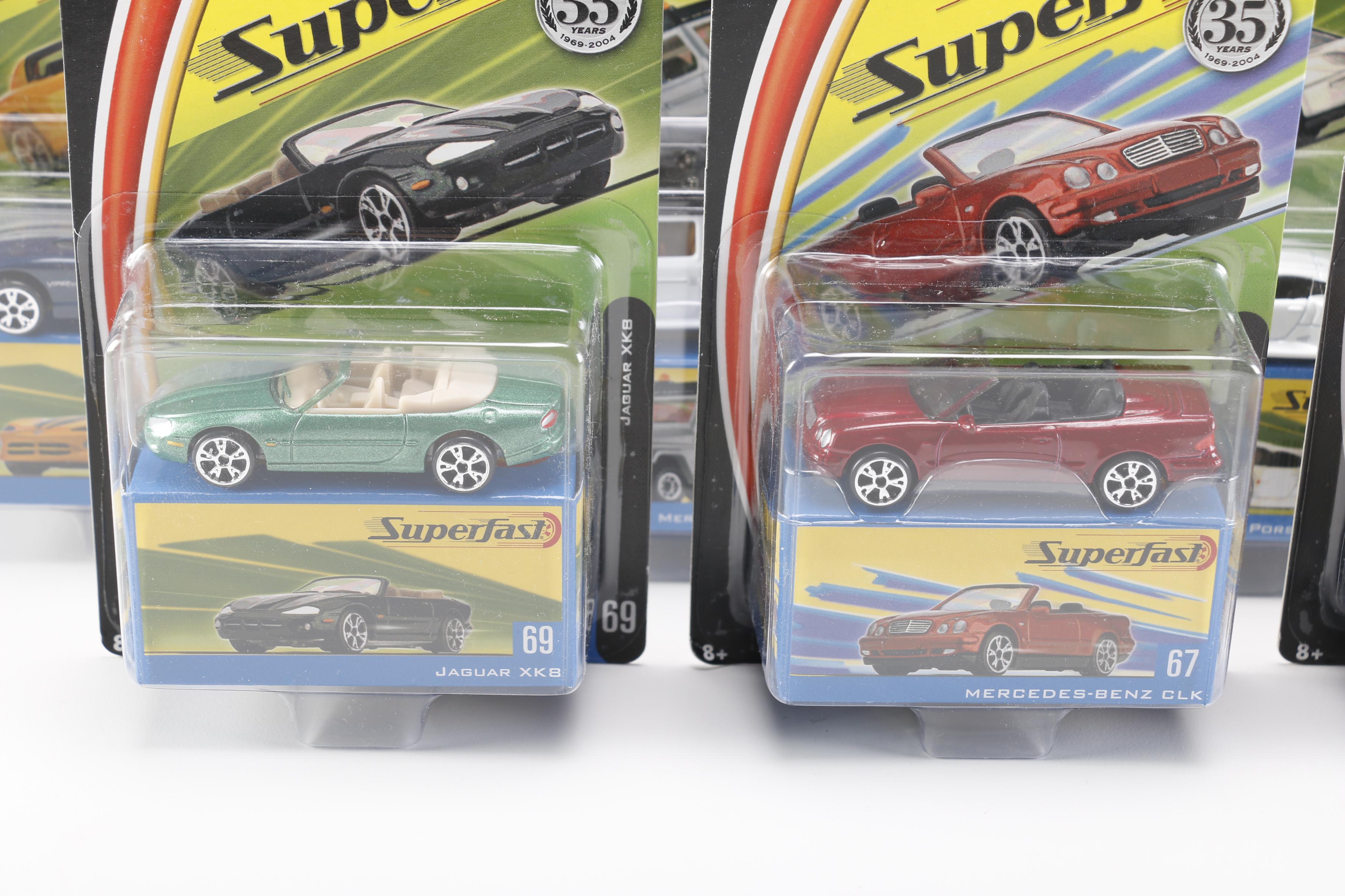 Assortment of SuperFast Matchbox Cars