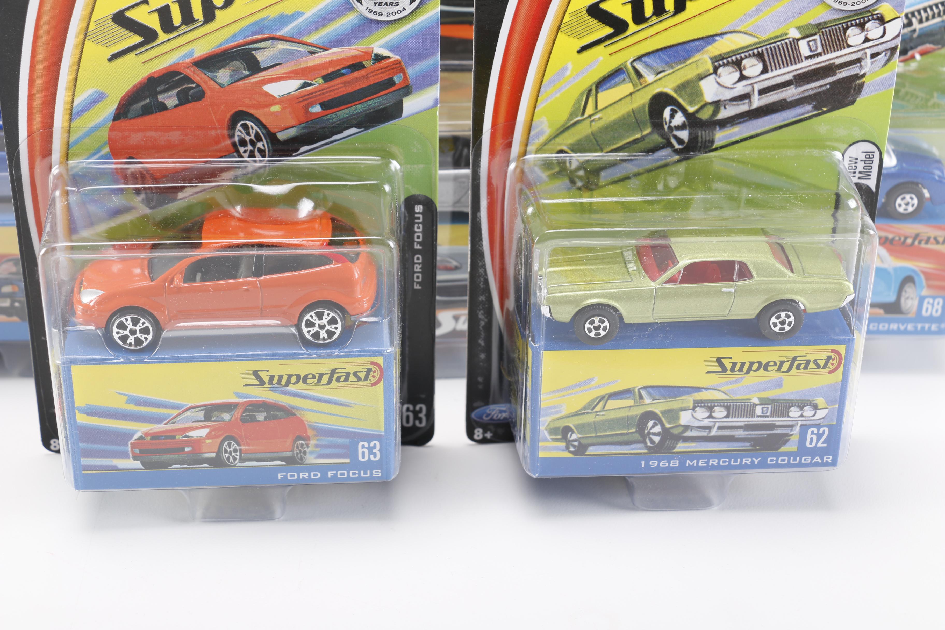 Assortment of SuperFast Matchbox Cars
