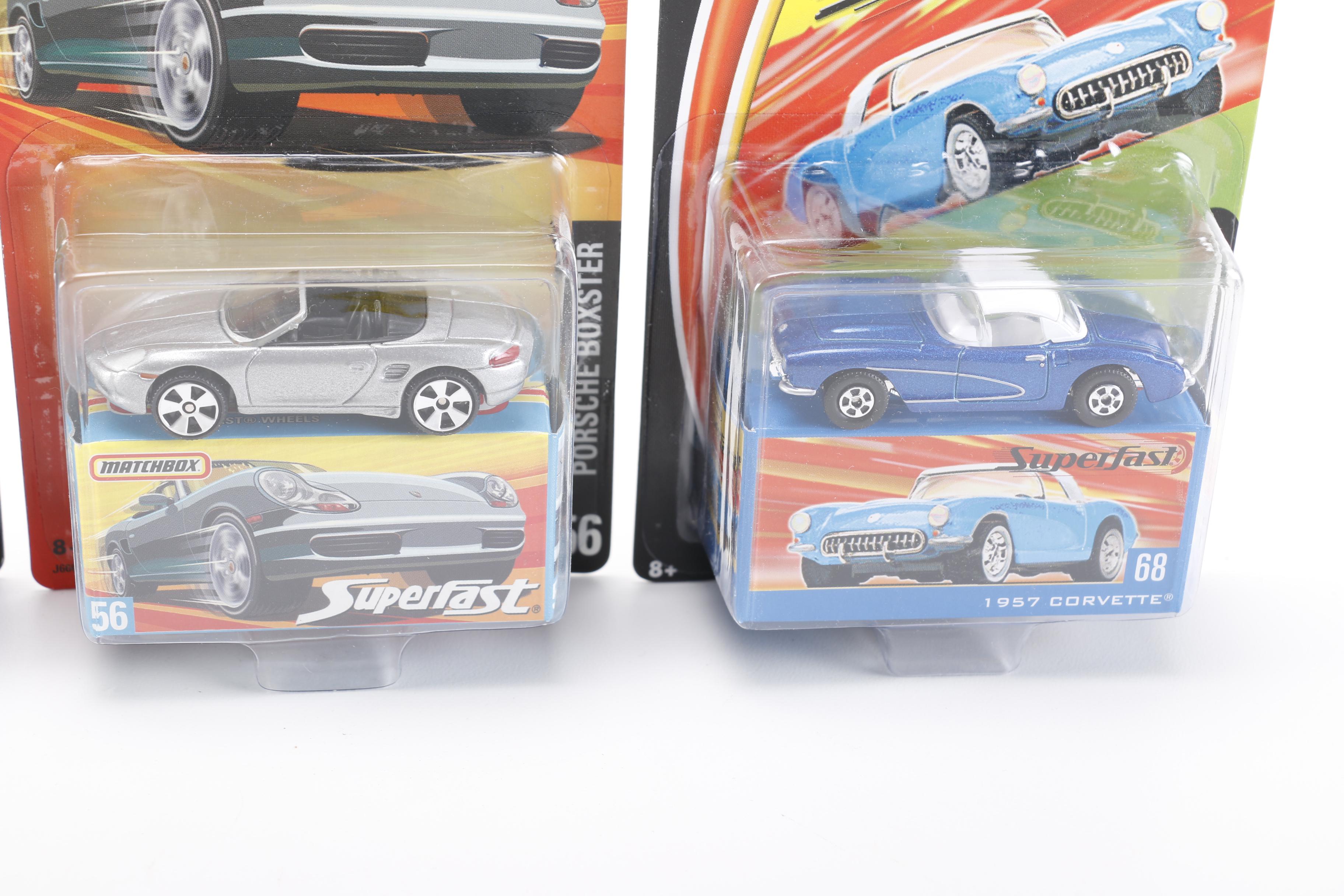 Assortment of SuperFast Matchbox Cars