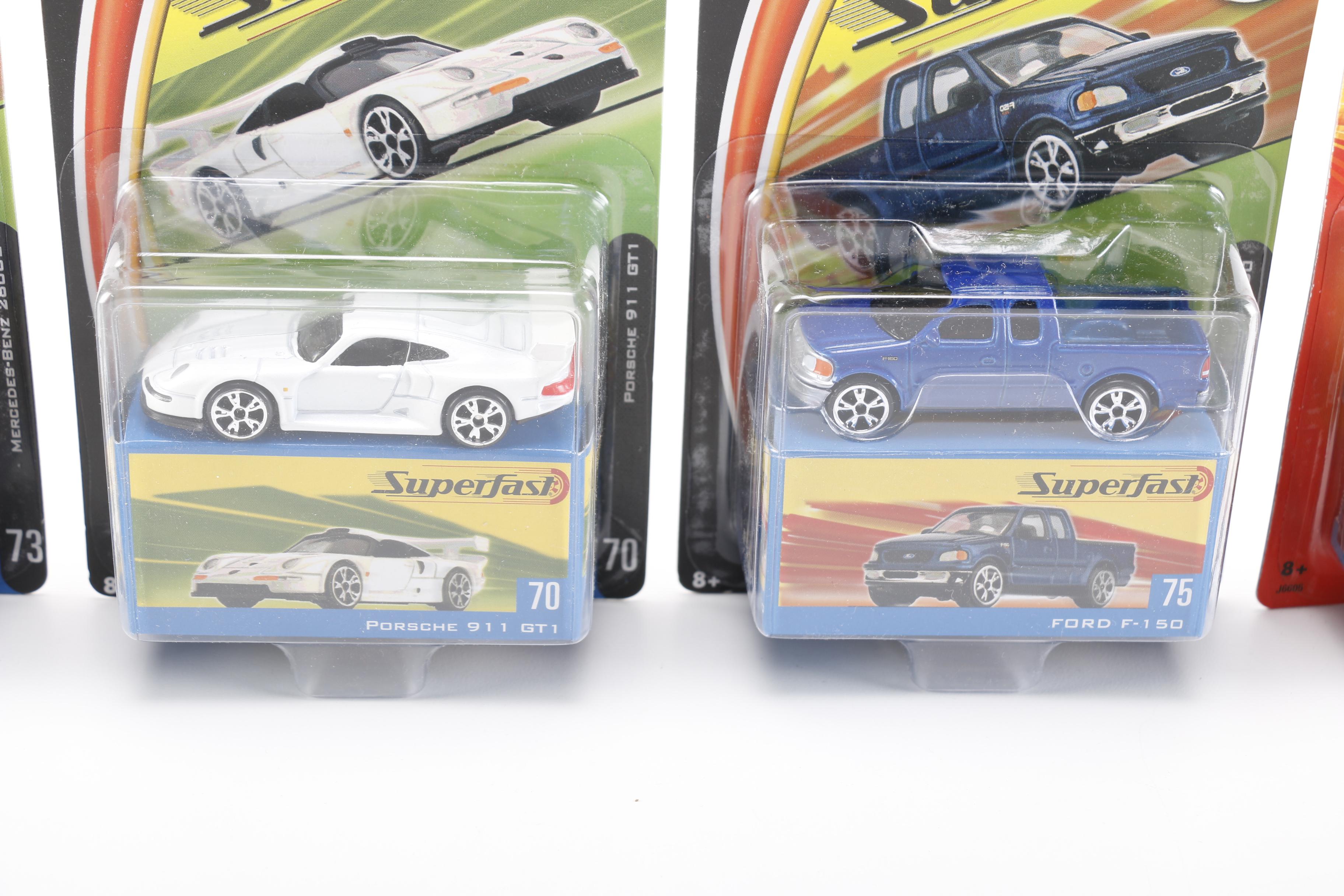 Assortment of SuperFast Matchbox Cars