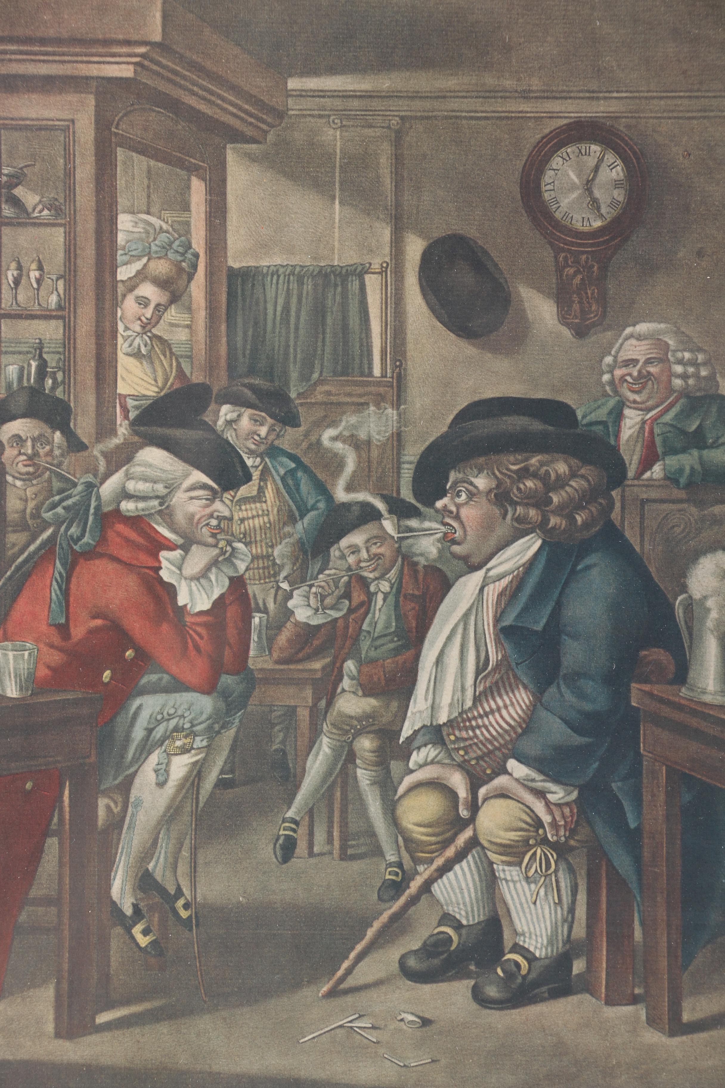 After Robert Dighton Offset Lithograph "The Contrast"