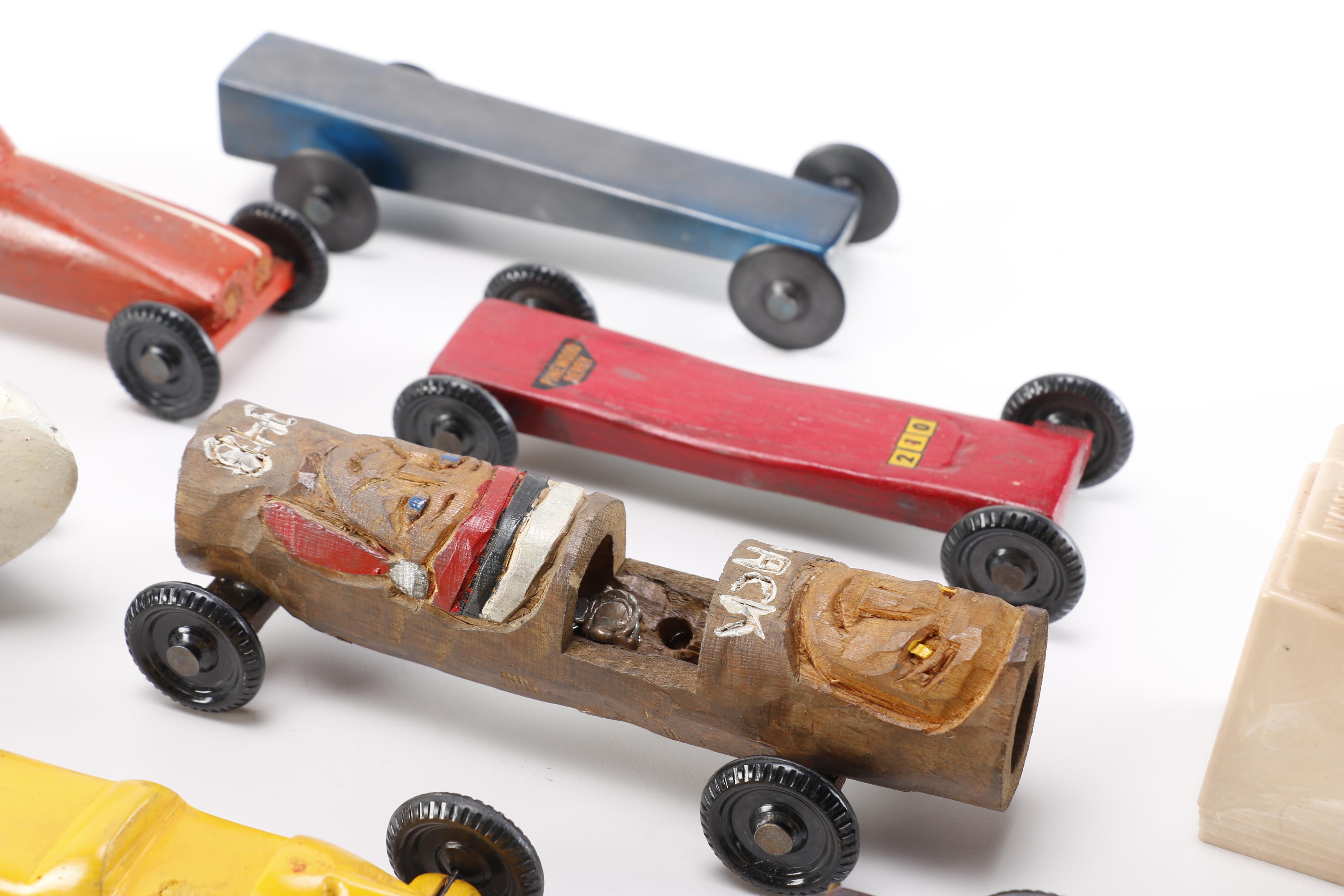 Pinewood Derby Car Collection and accessories