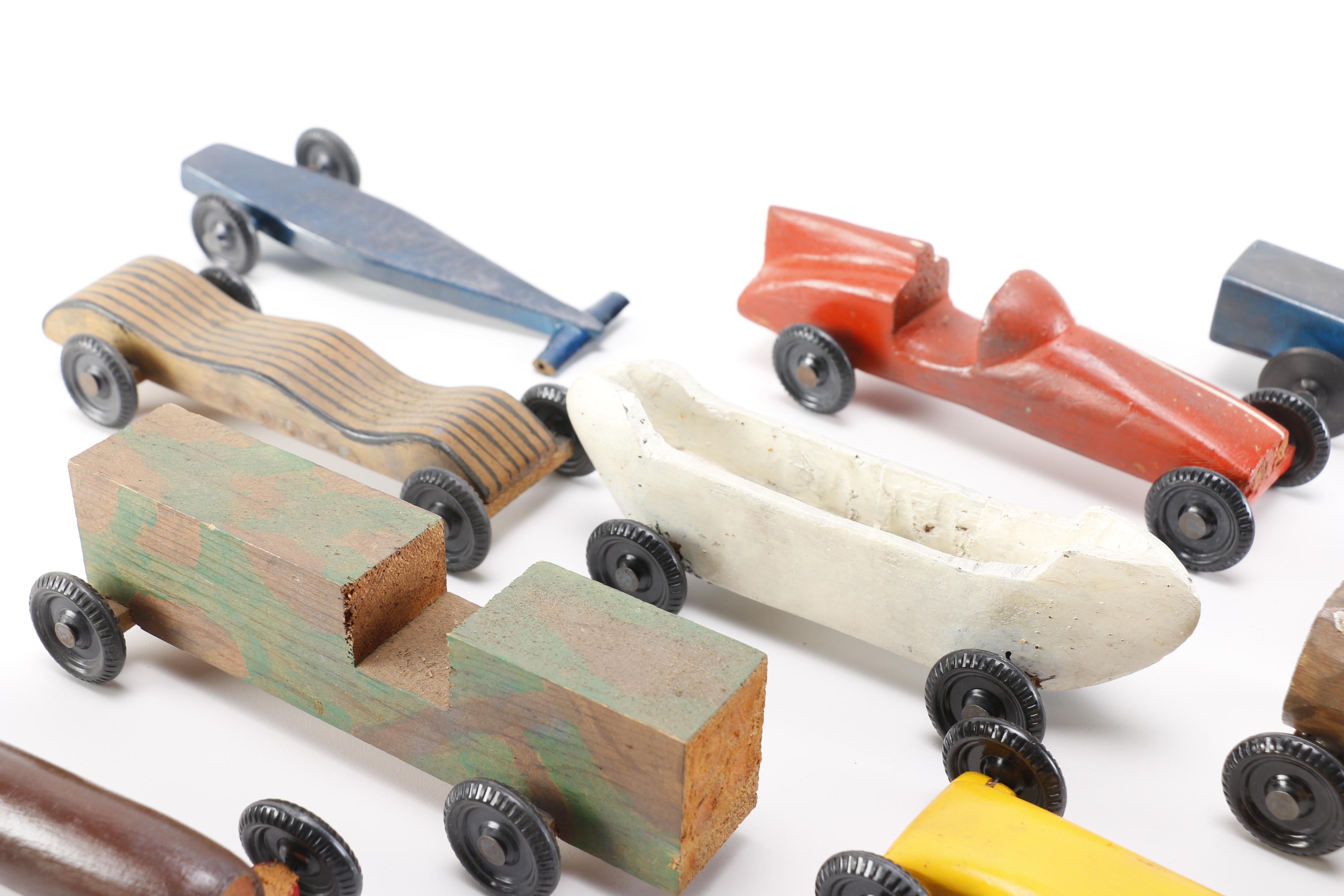 Pinewood Derby Car Collection and accessories