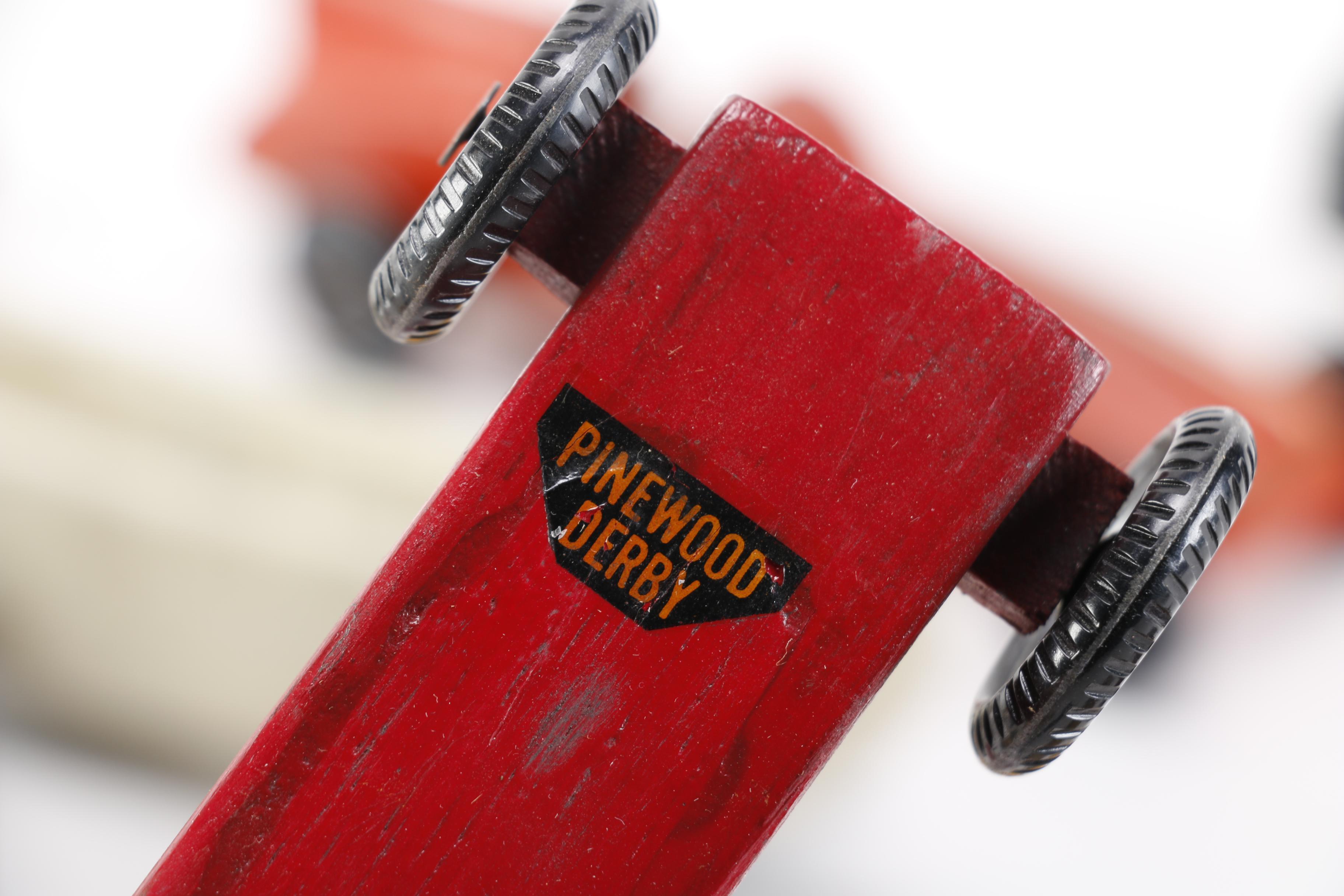 Pinewood Derby Car Collection and accessories