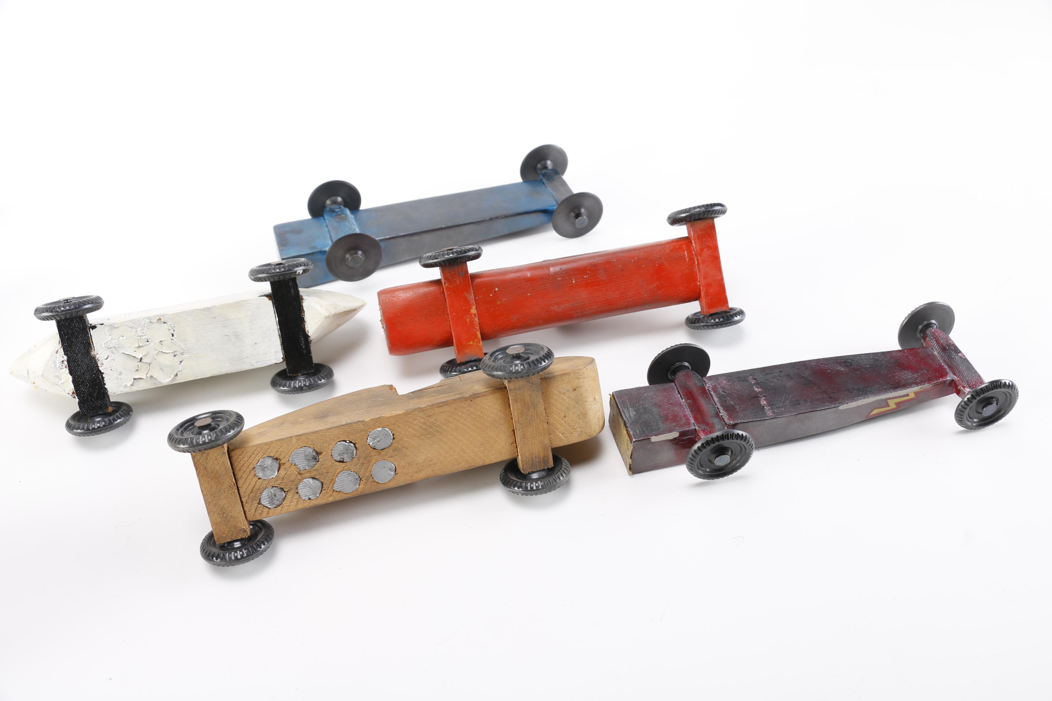 Pinewood Derby Car Collection and accessories